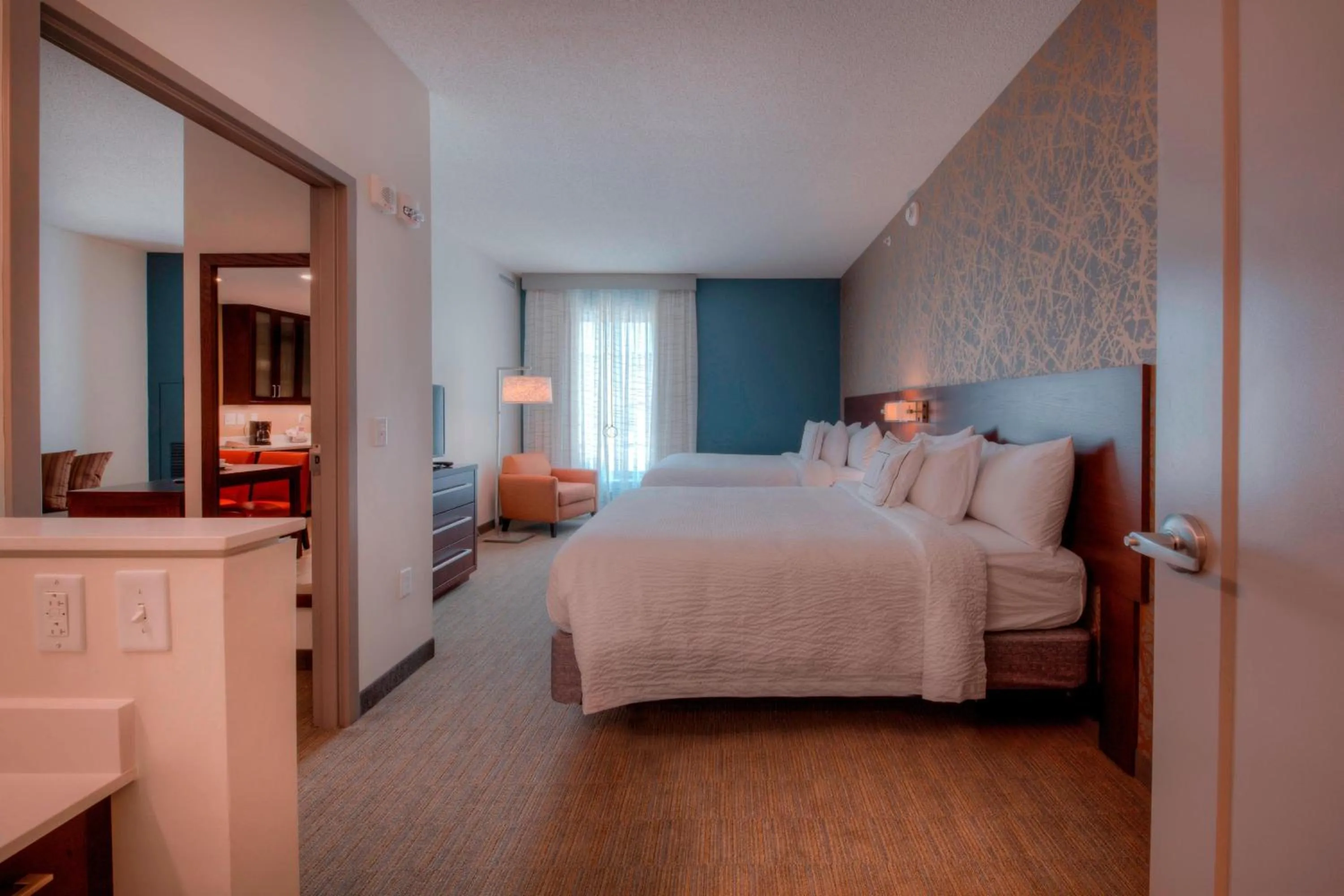 Bedroom, Bed in Residence Inn by Marriott Raleigh Downtown
