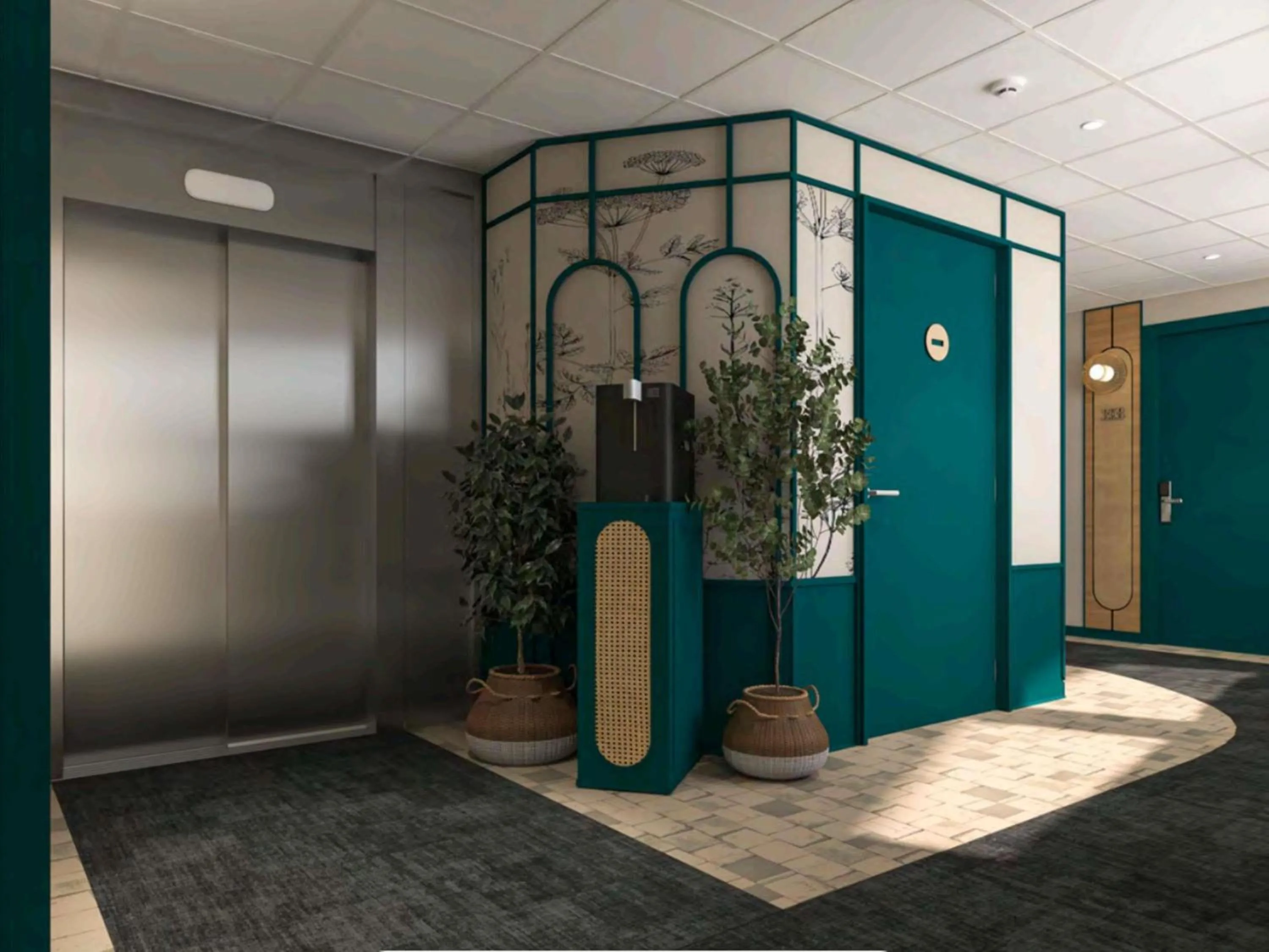 Property building in ibis Styles Pontivy centre Bretagne