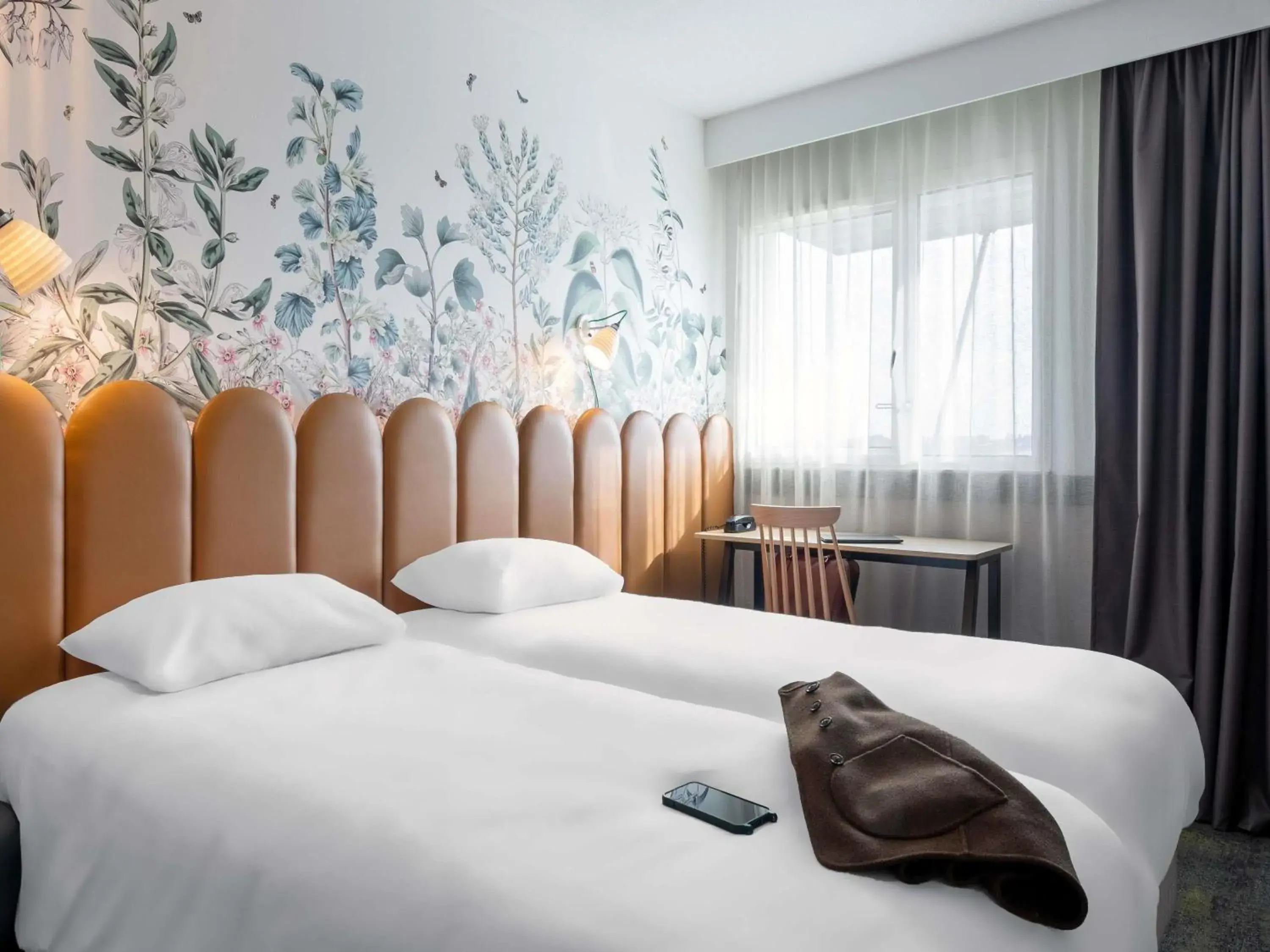 Standard Twin Room in ibis Styles Pontivy centre Bretagne Standard Twin Room in ibis Styles Pontivy centre Bretagne