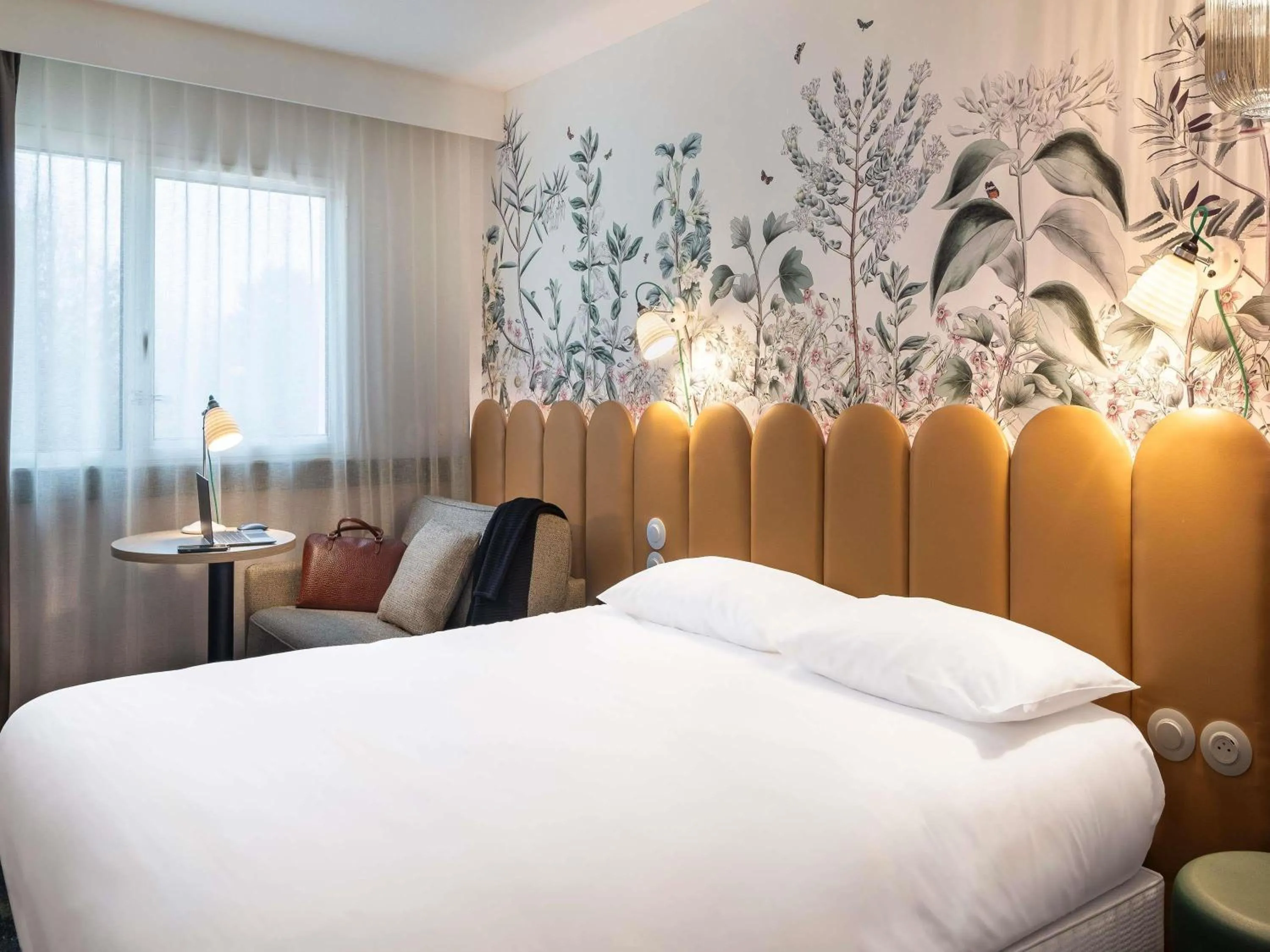 Bedroom, Bed in ibis Styles Pontivy centre Bretagne