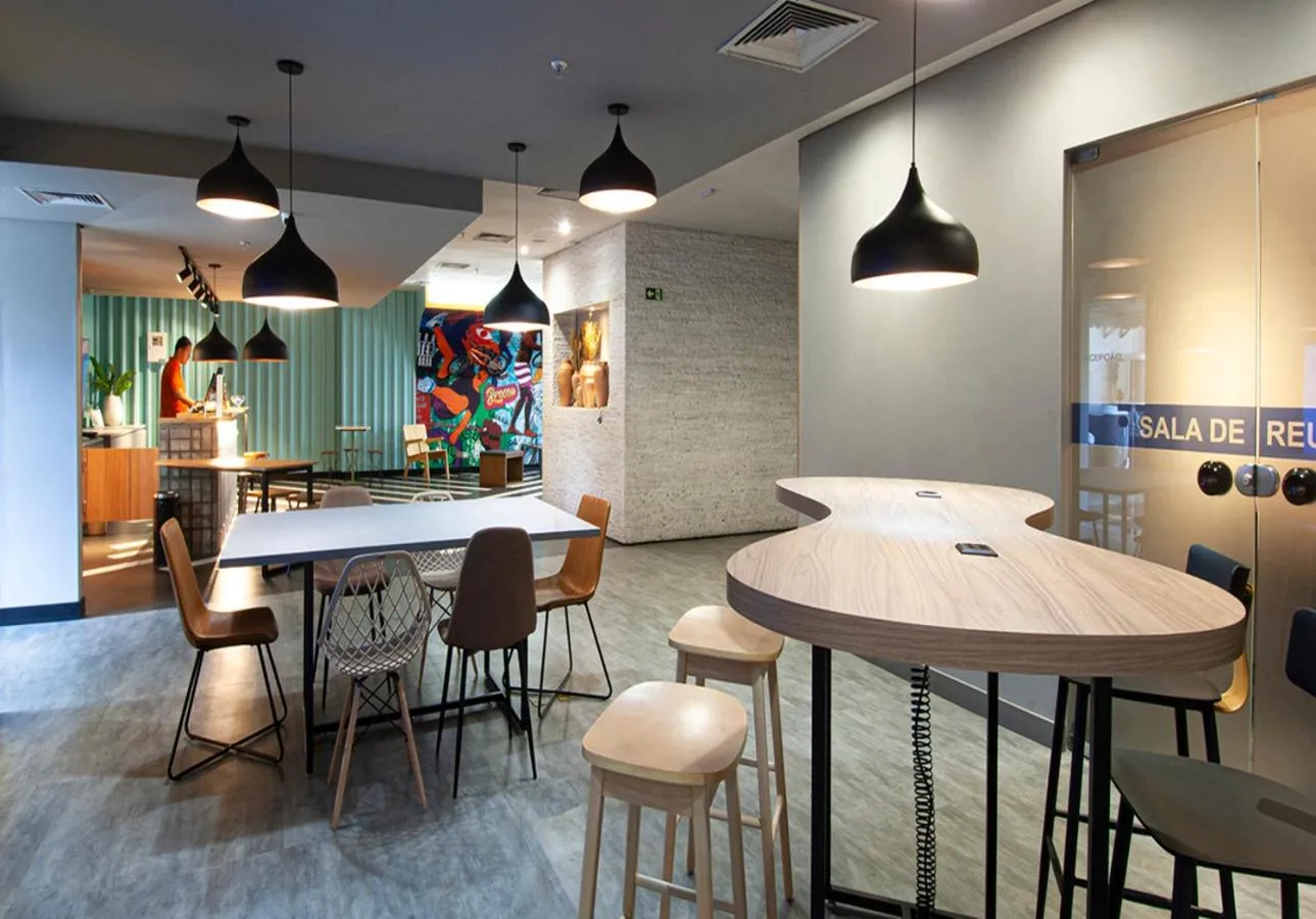 Seating area in Ibis Budget Salvador