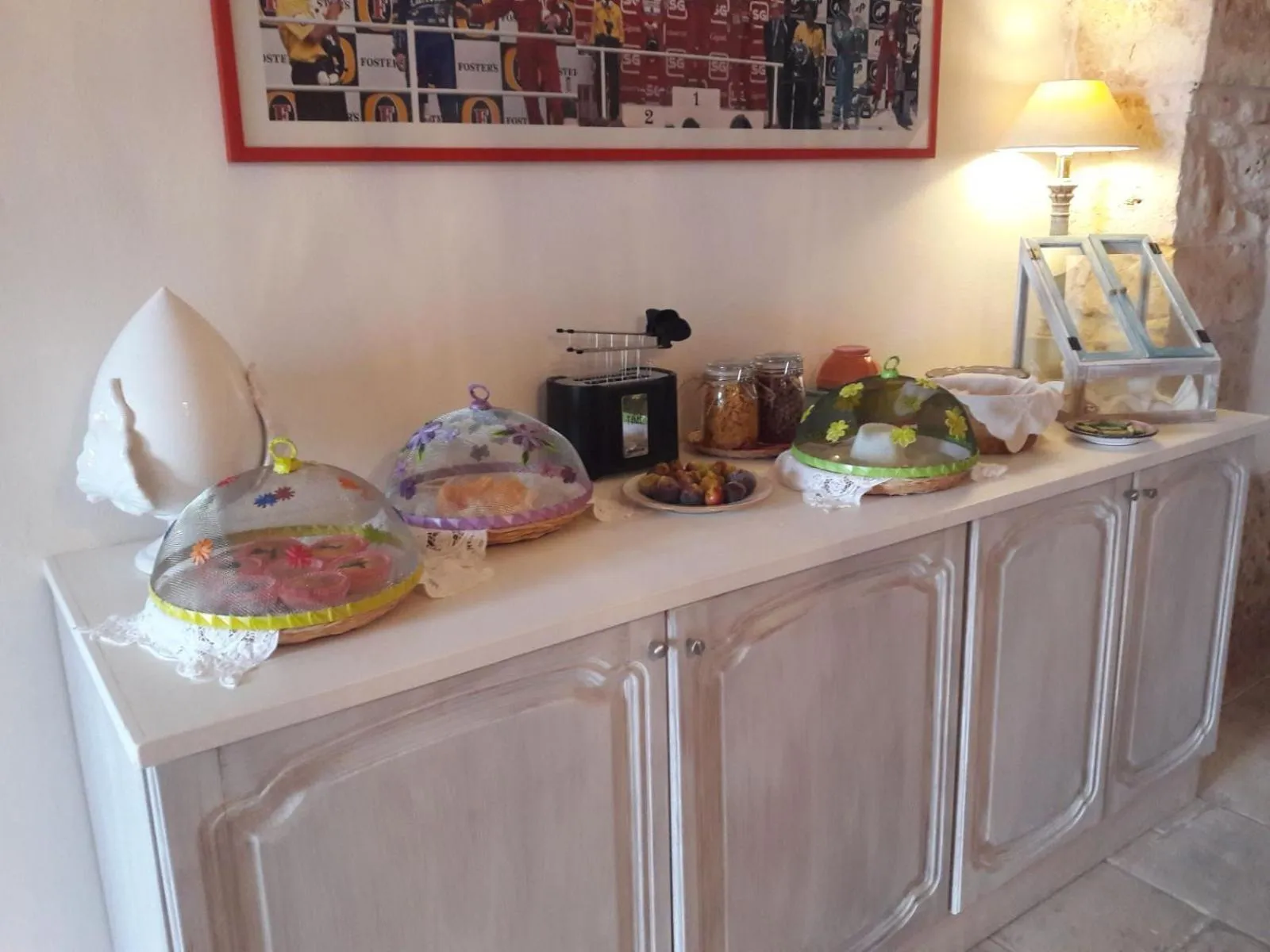Buffet breakfast in Palazzo Camarda B&B