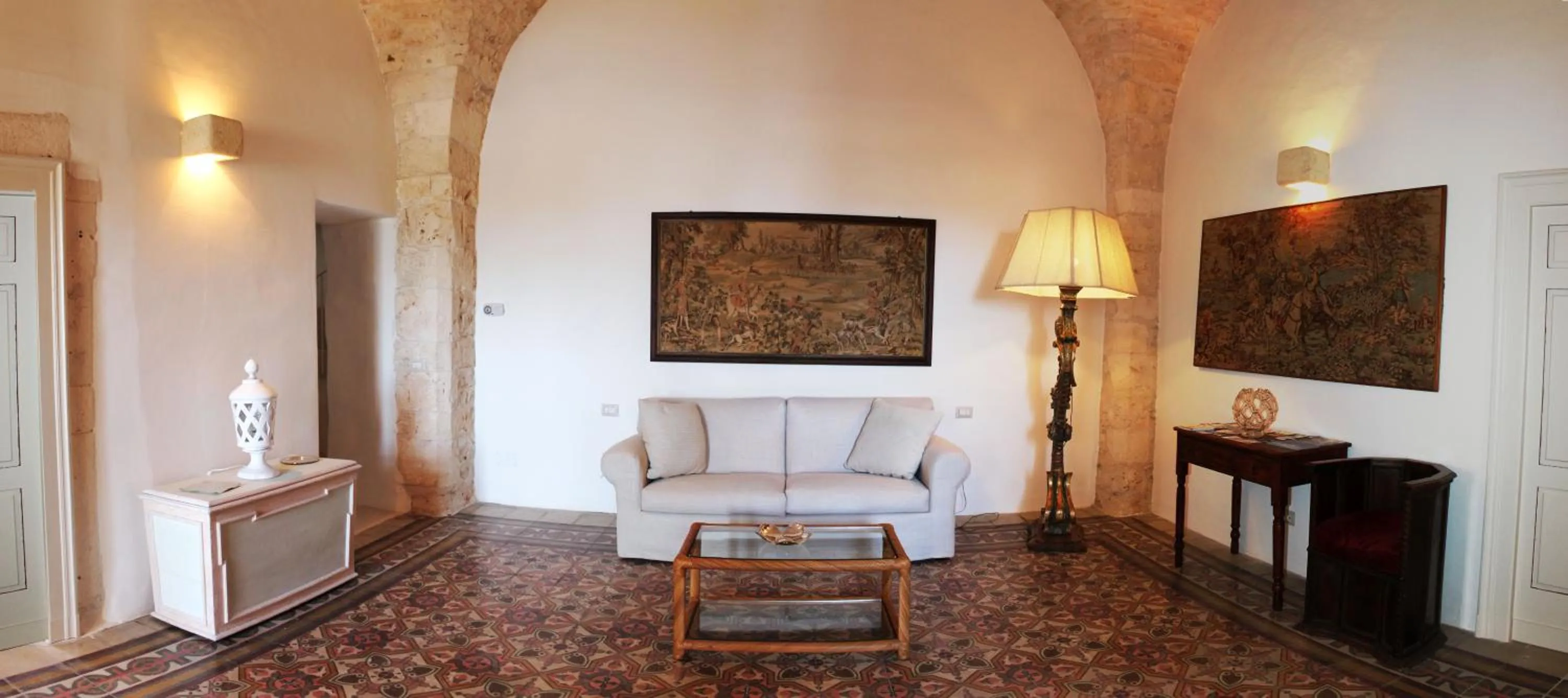 Living room in Palazzo Camarda B&B