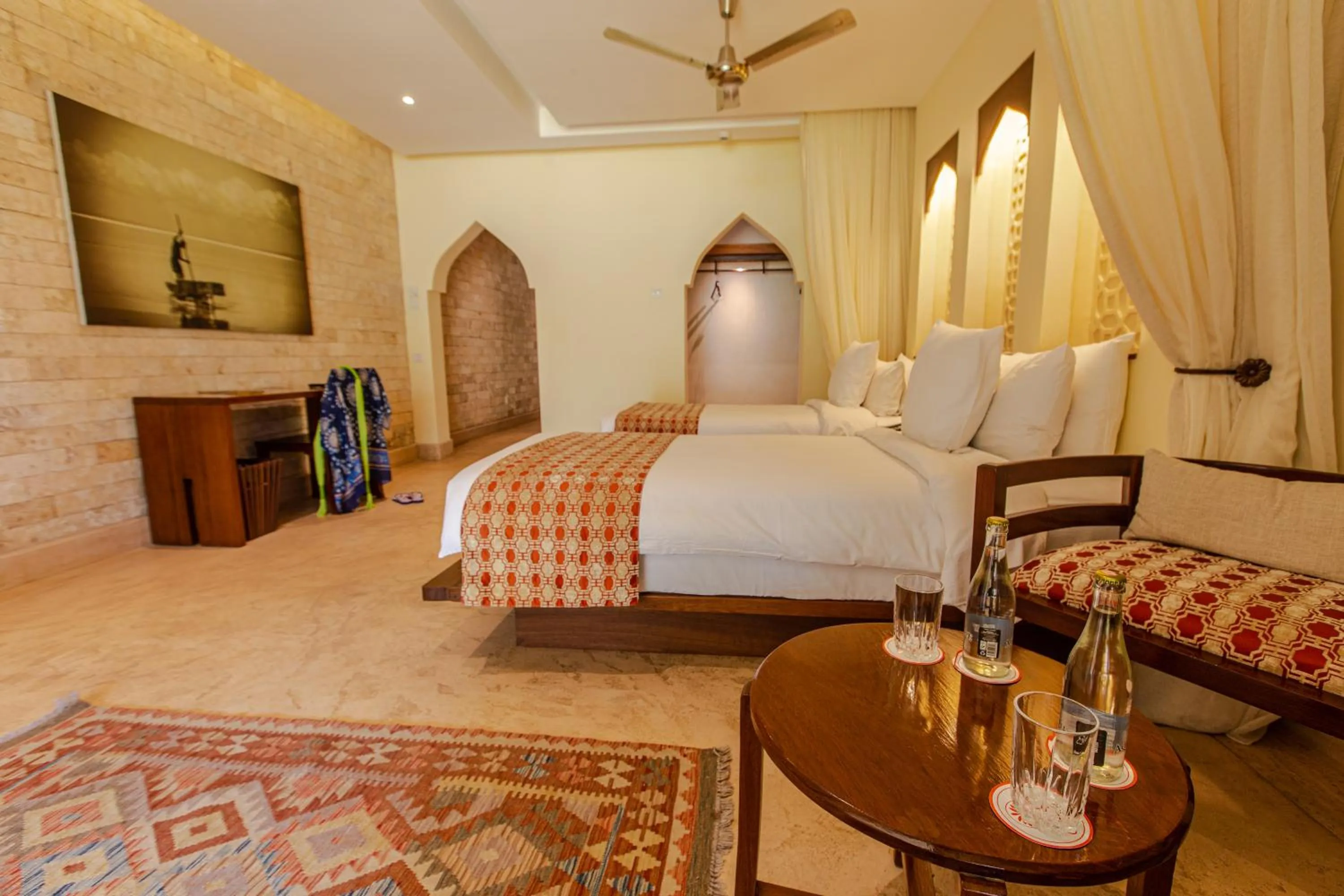 Bed in Silver Palm Spa & Resort