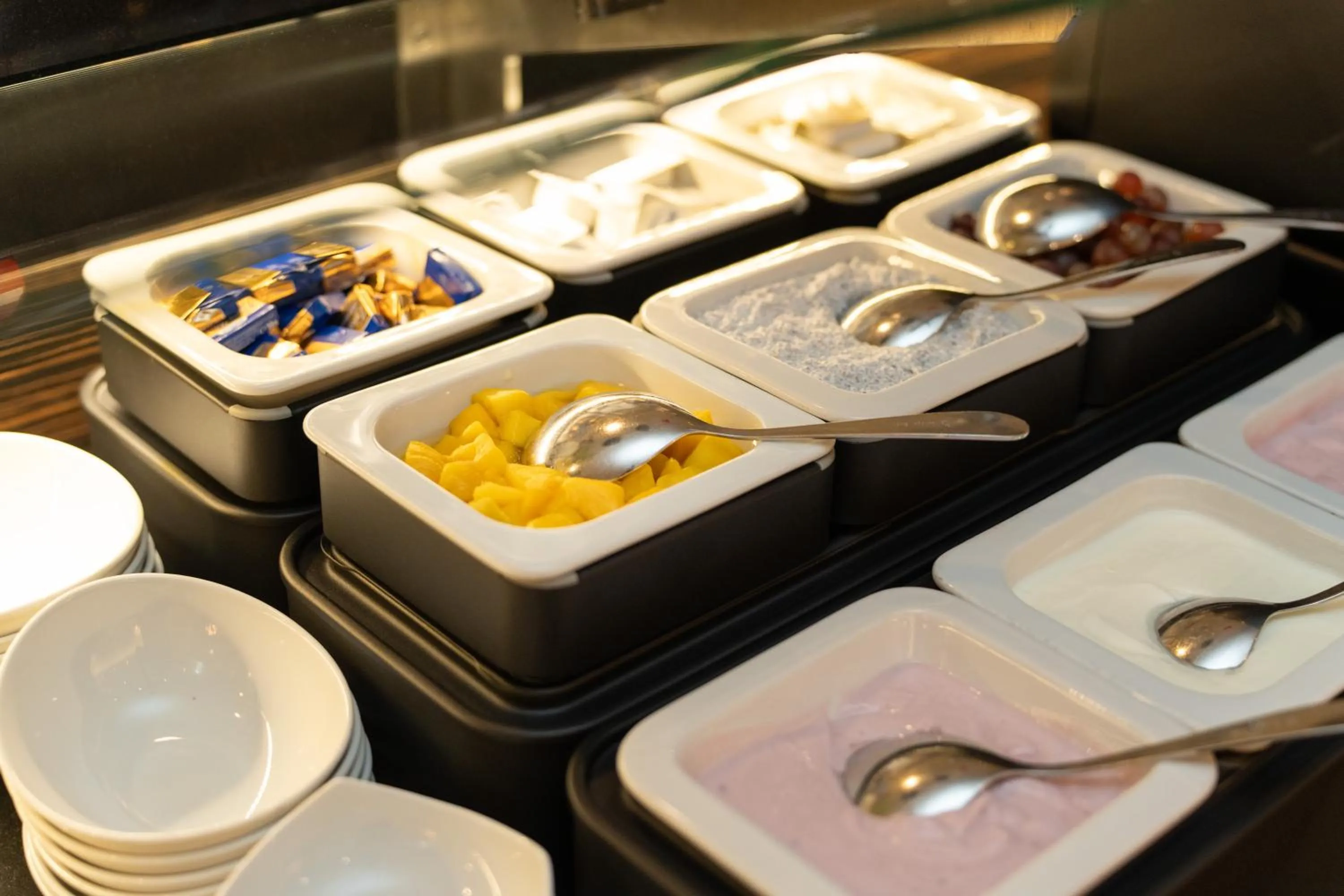 Buffet breakfast in Aqua Aurelia Suitenhotel an den Thermen