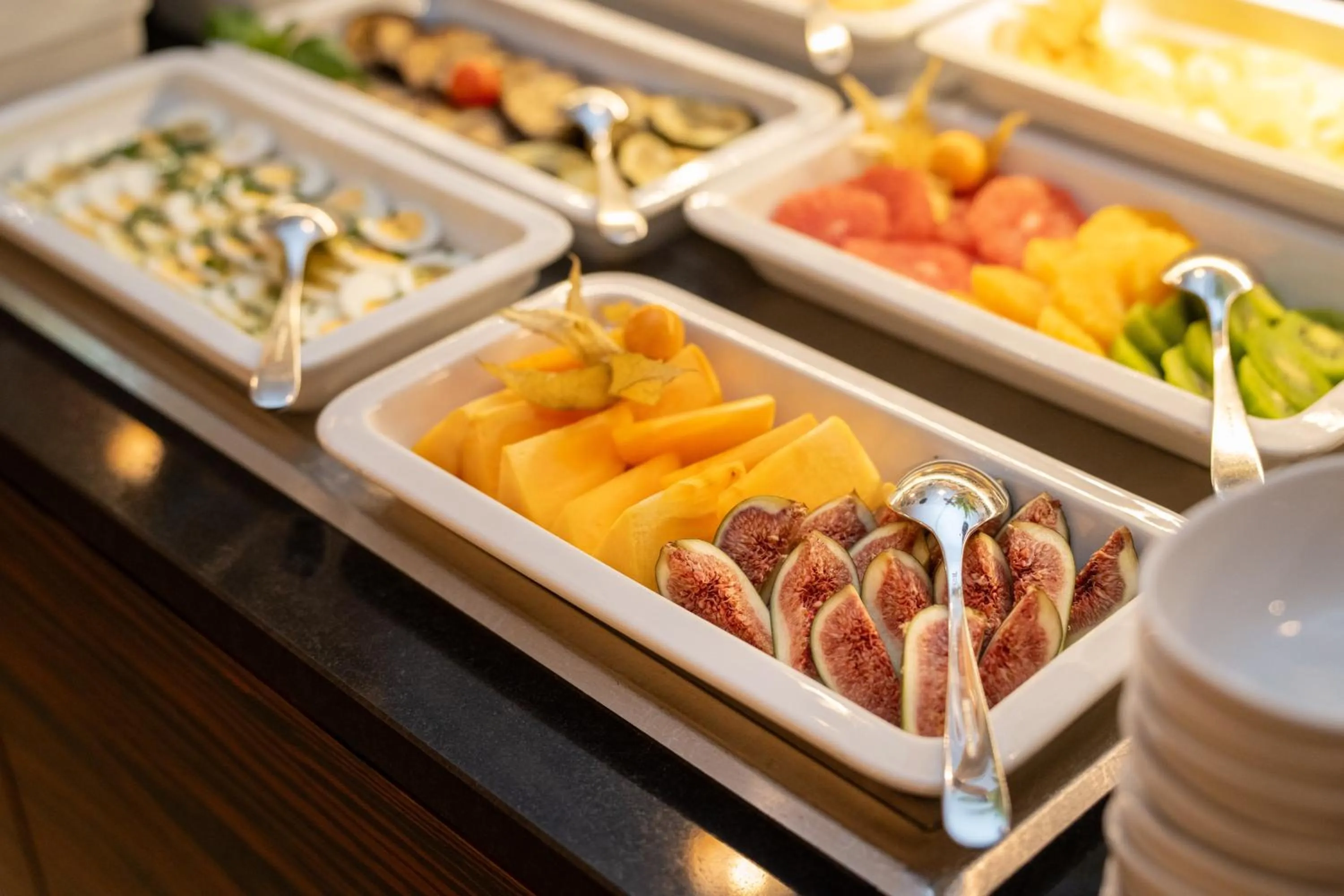 Buffet breakfast in Aqua Aurelia Suitenhotel an den Thermen