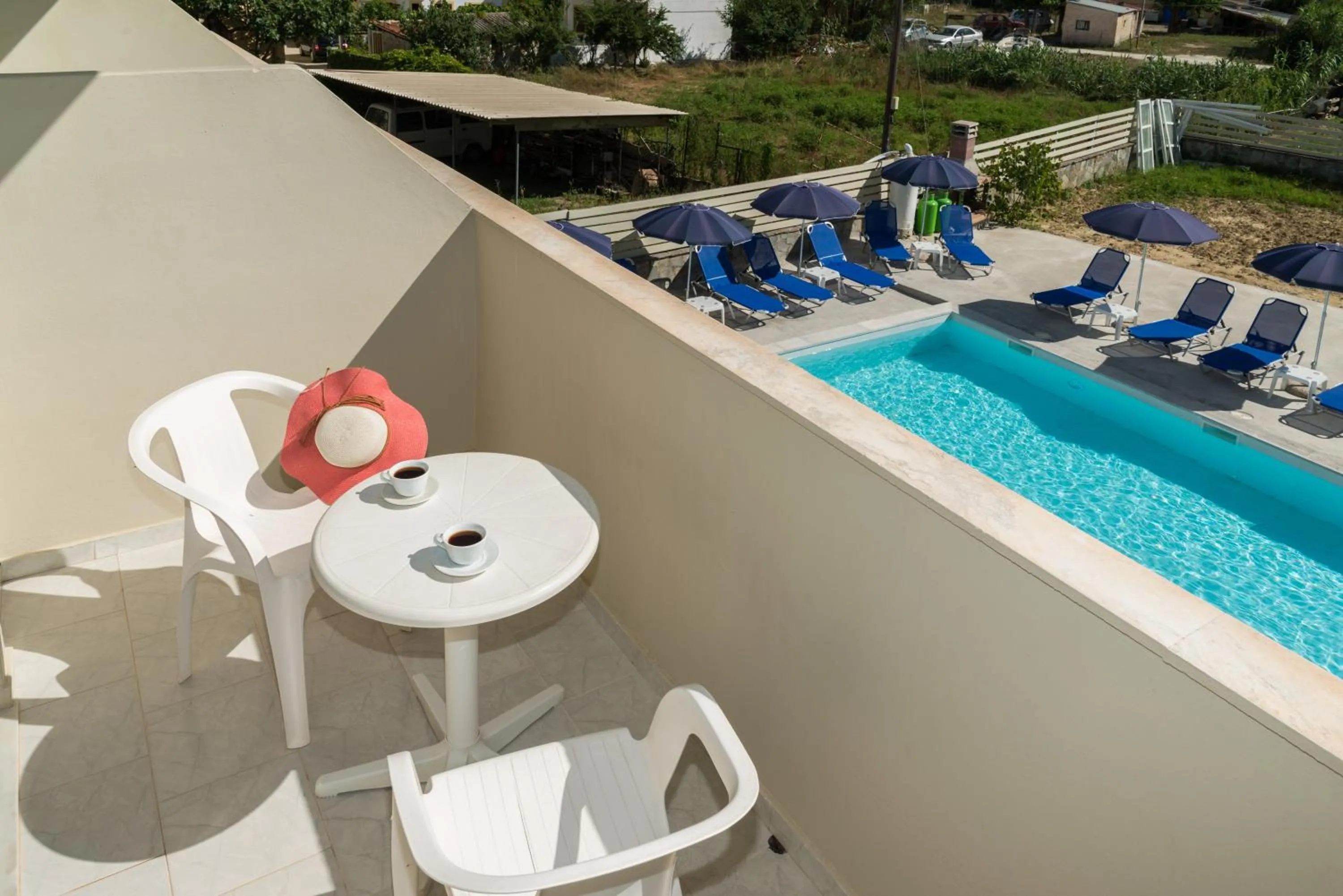 Pool view in Laganas Dreams 2