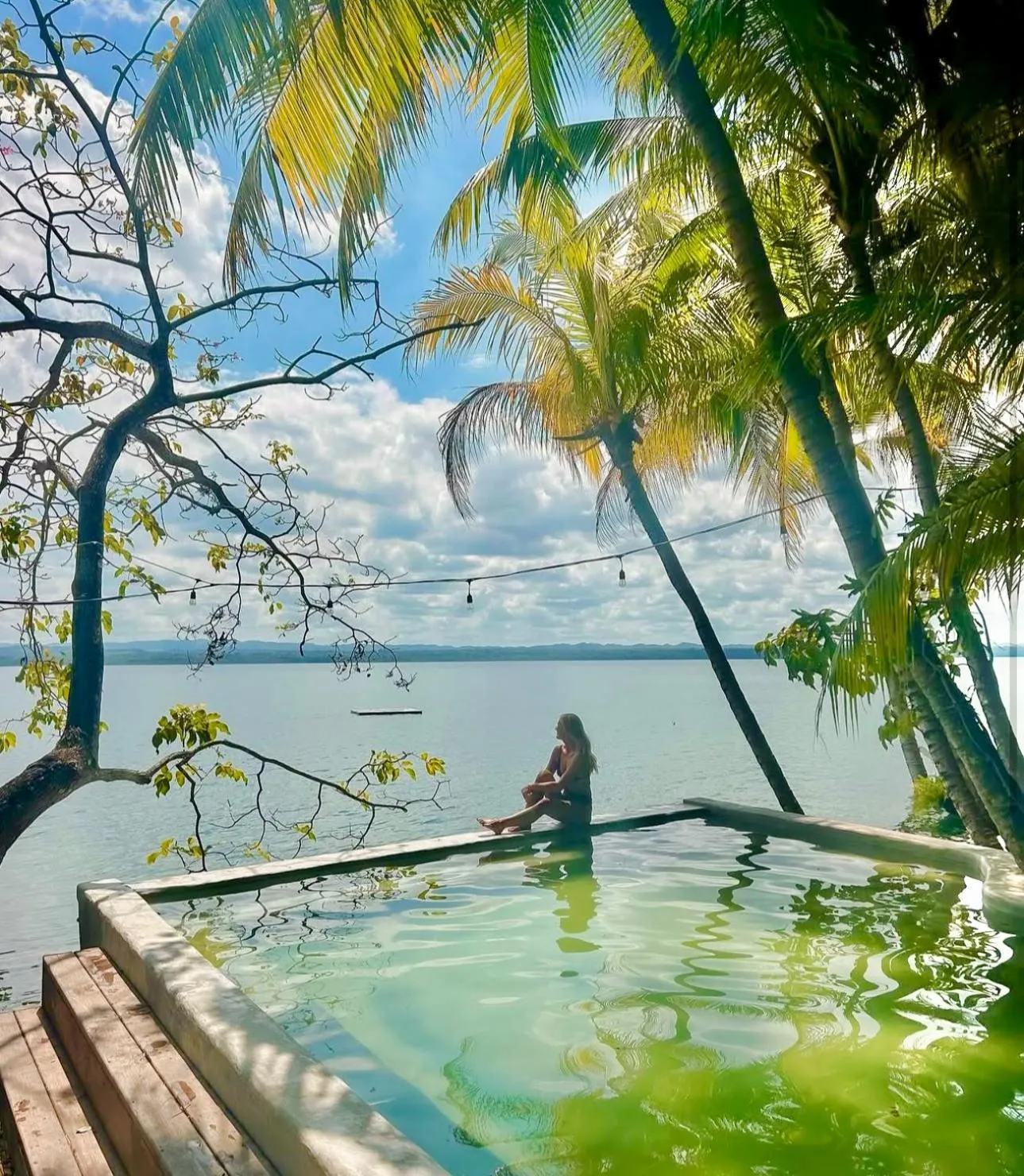 Lake view in Hotel Gringo Perdido
