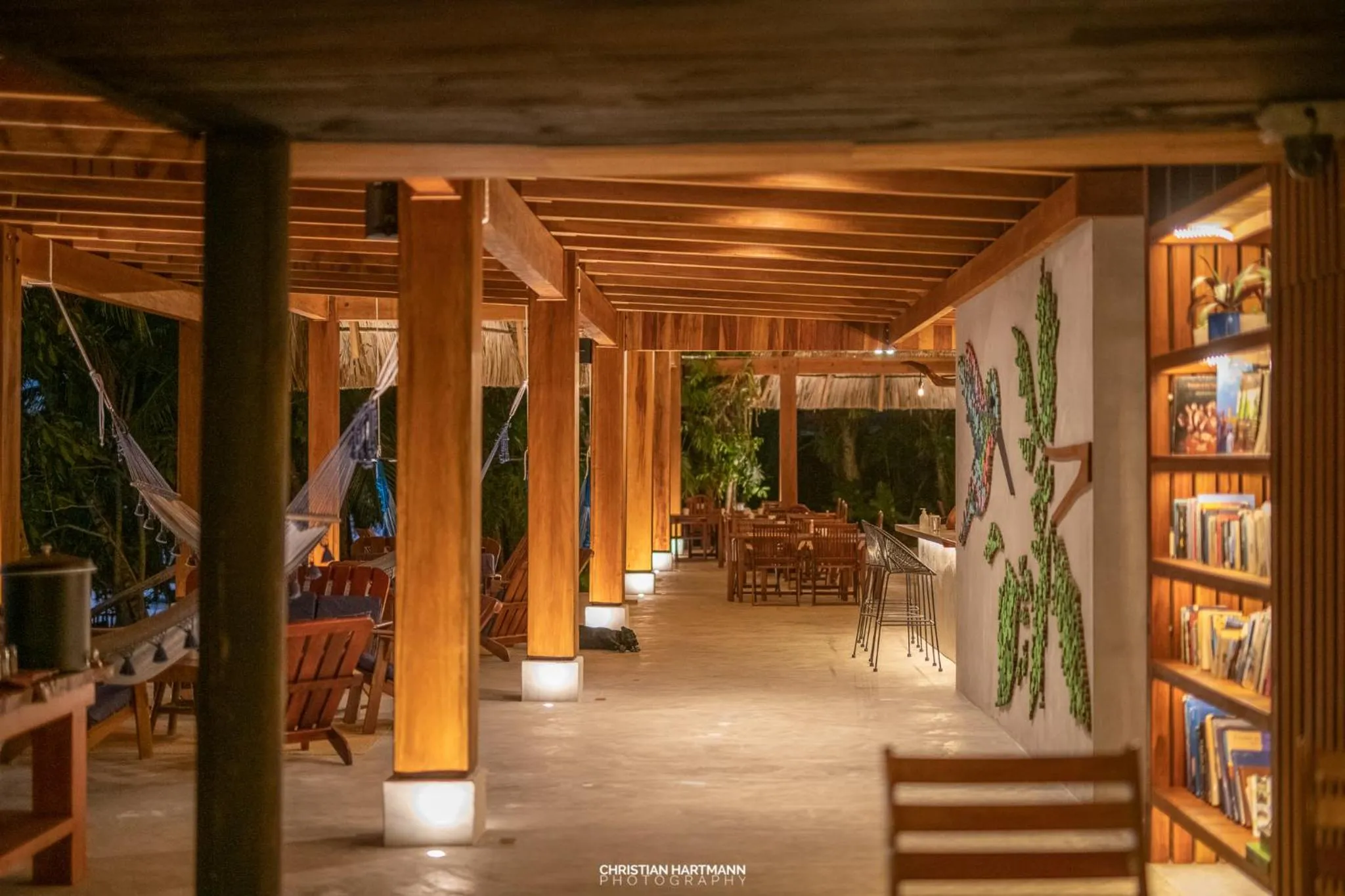 Library in Hotel Gringo Perdido