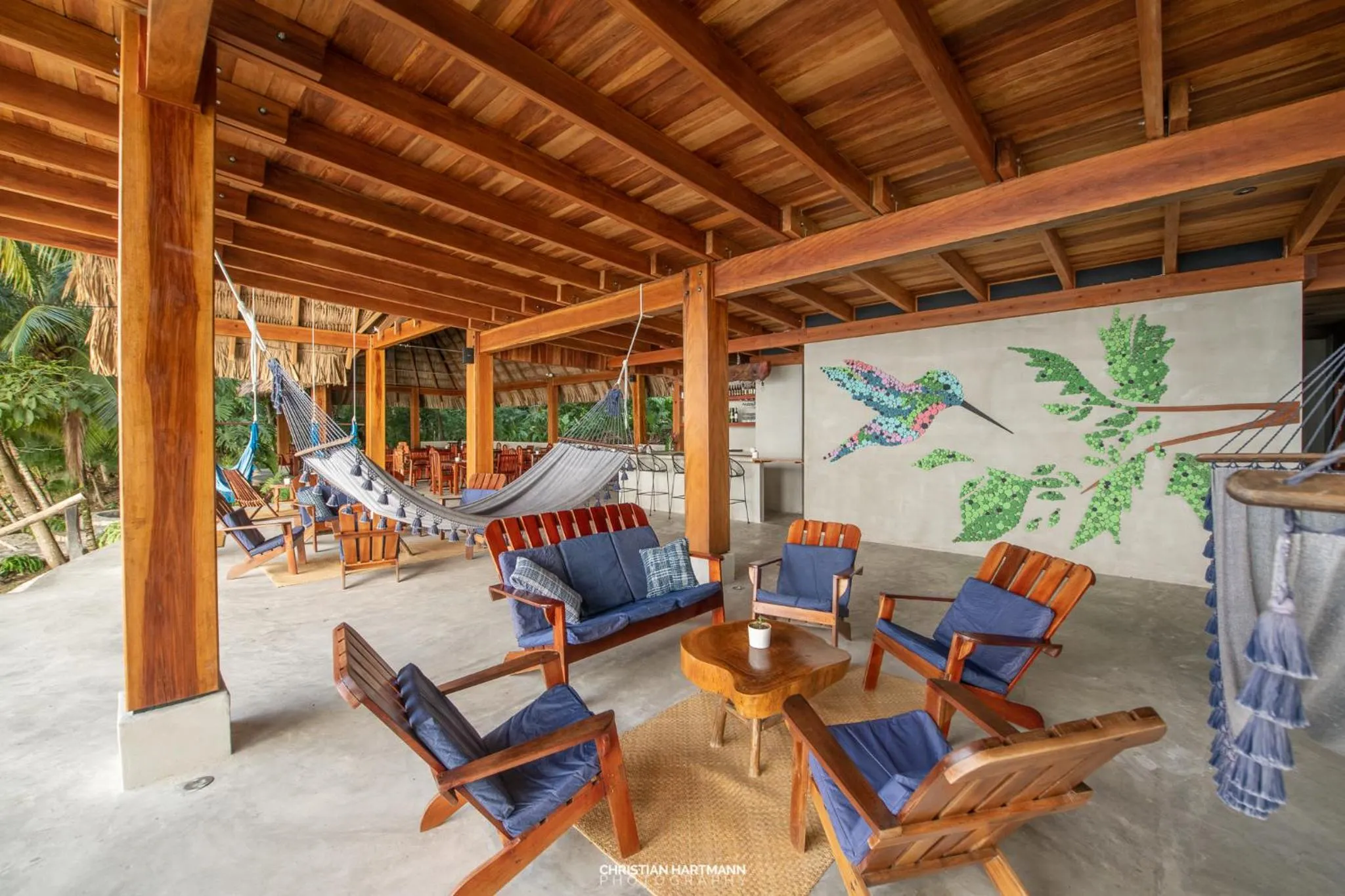 Living room in Hotel Gringo Perdido