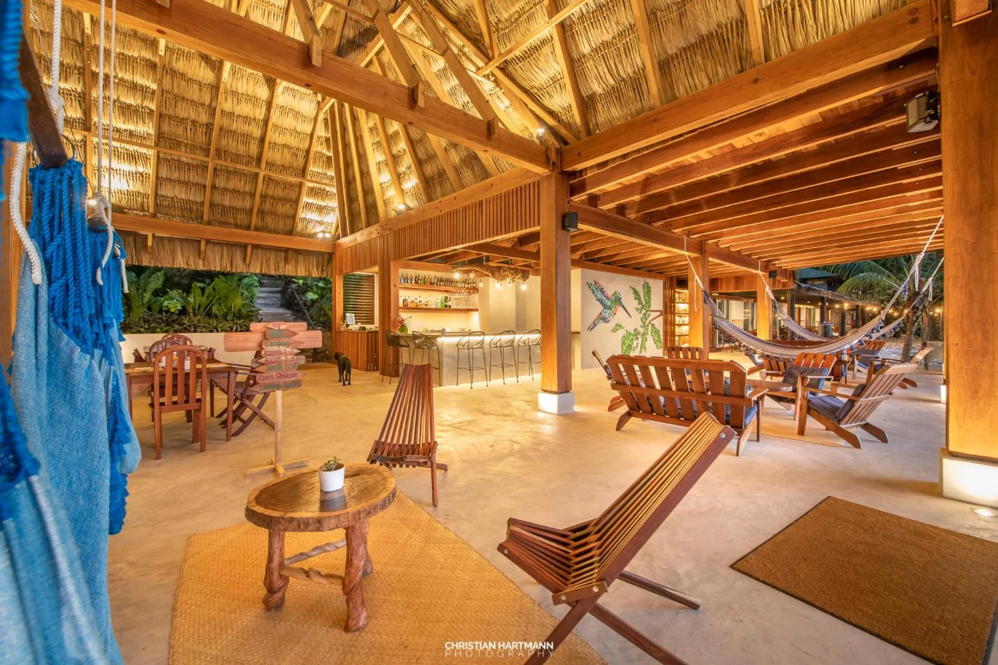 Seating area in Hotel Gringo Perdido