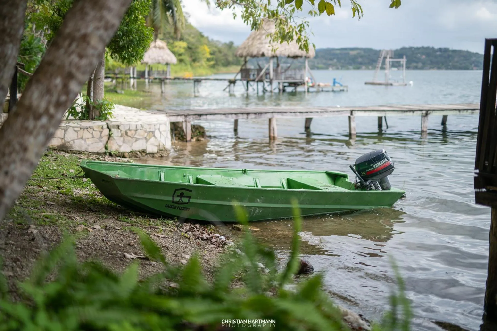 Lake view in Hotel Gringo Perdido