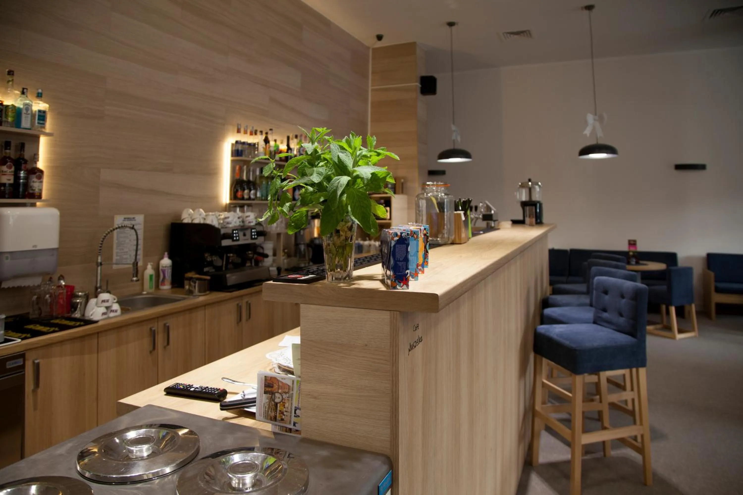 Lounge or bar in Sanatorium Muszelka