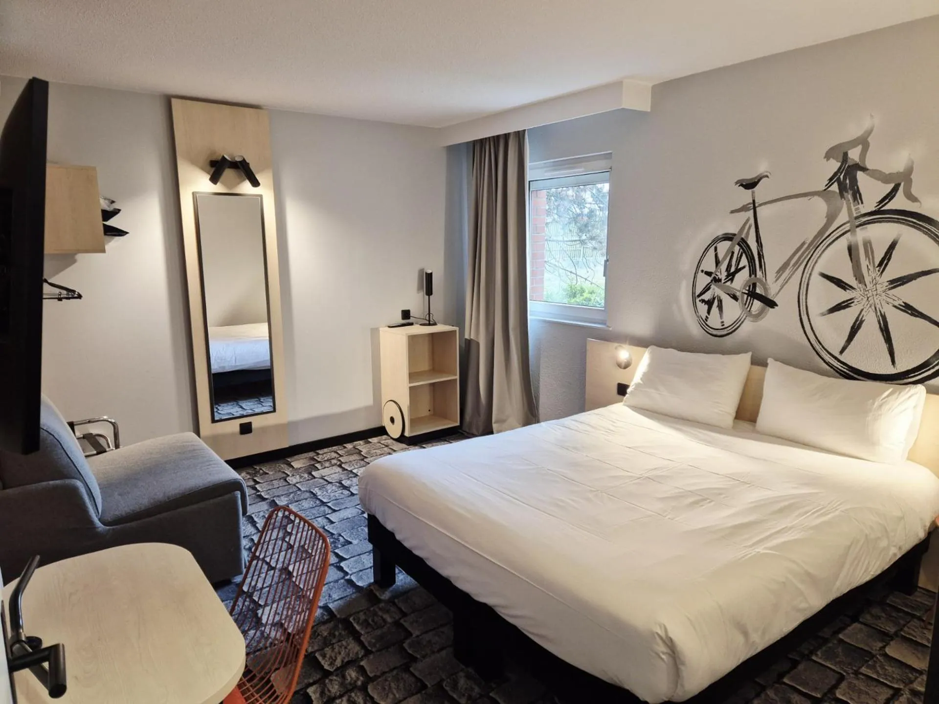 Bed in Hôtel Morphée Lille Villeneuve d'Ascq