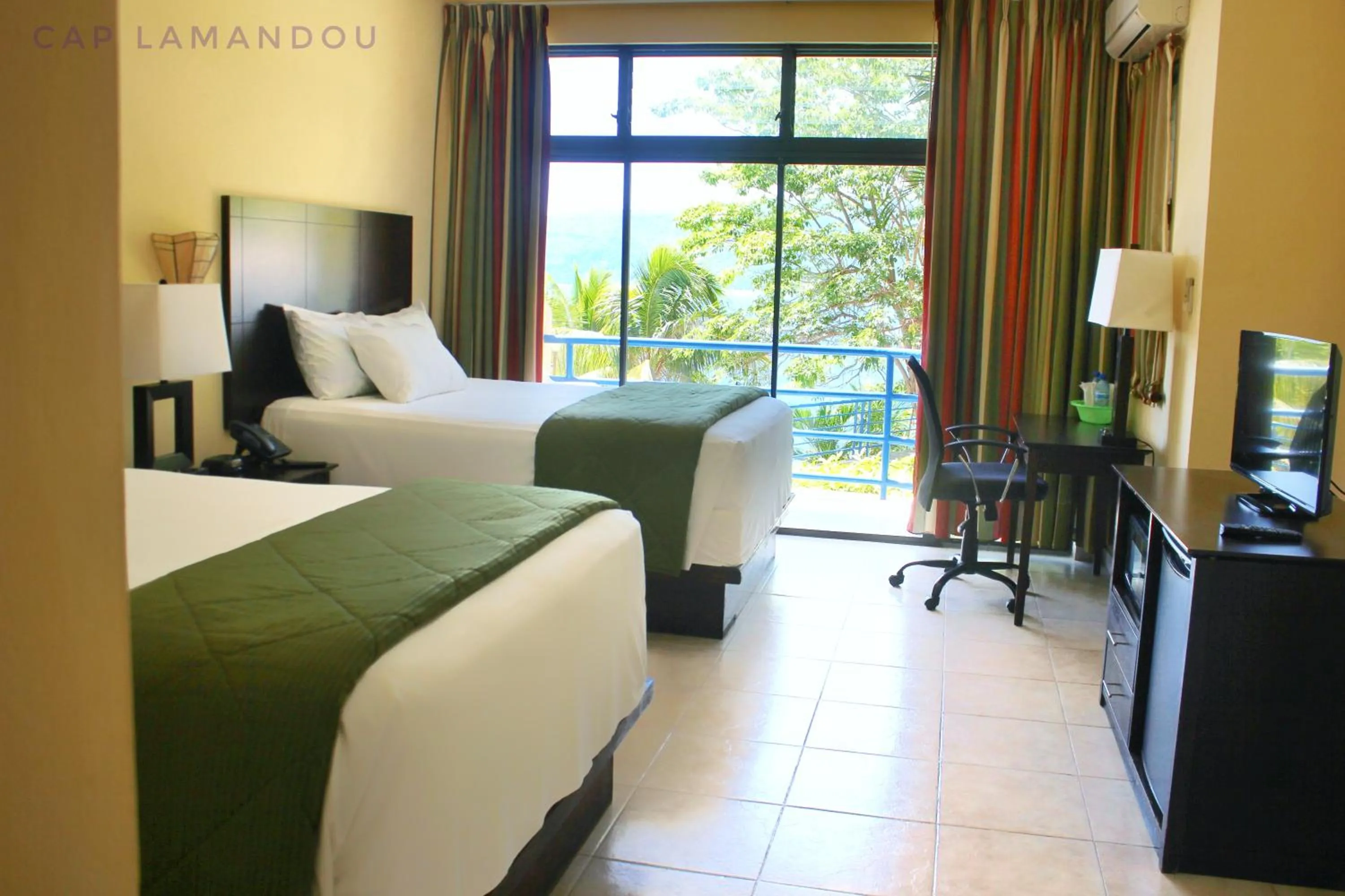 Bed in Cap Lamandou Hotel