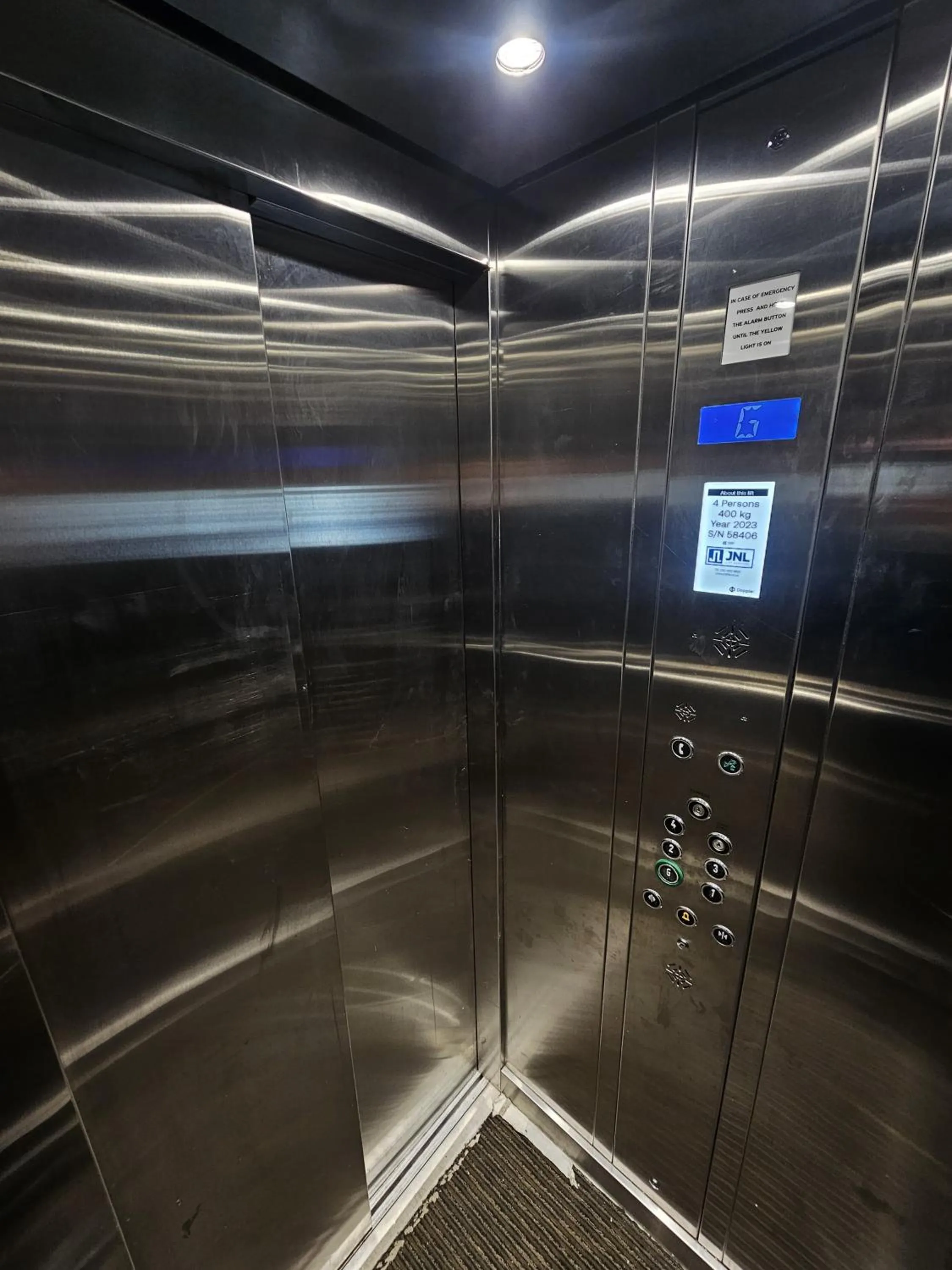 elevator in Cromwell Hotel