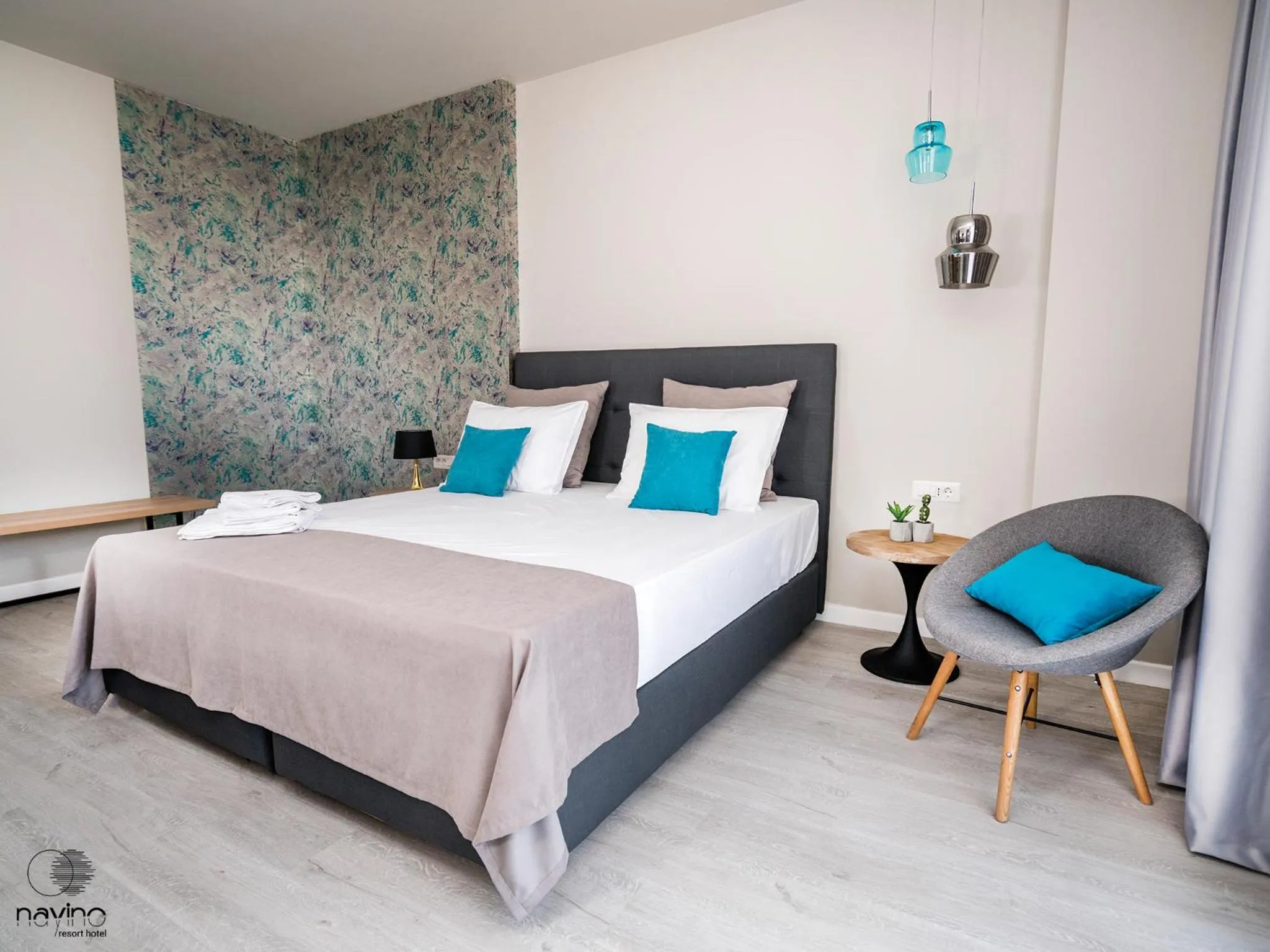 Bed in Nayino Resort Hotel