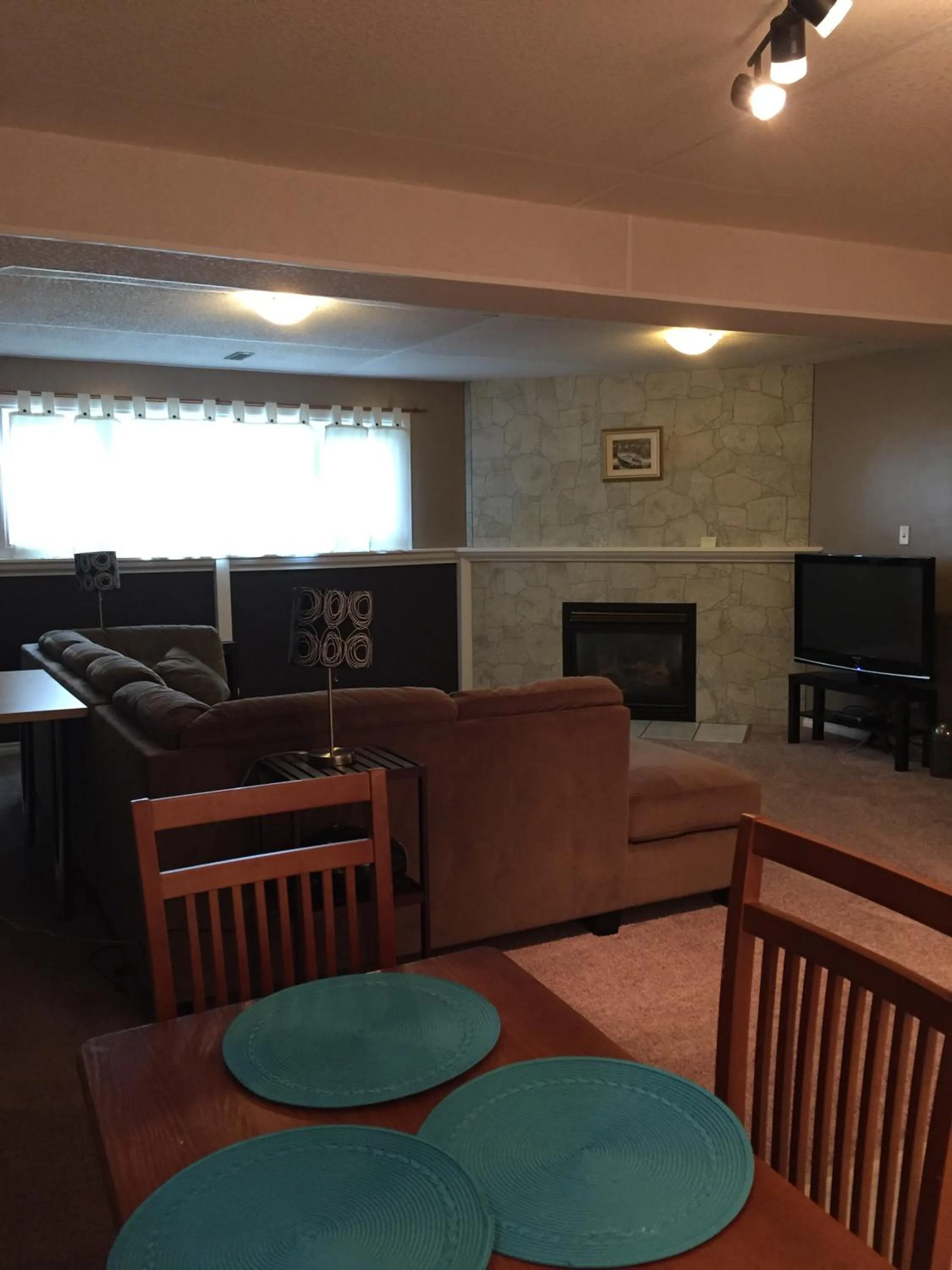 Living room in Newly Renovated Basement Suite!