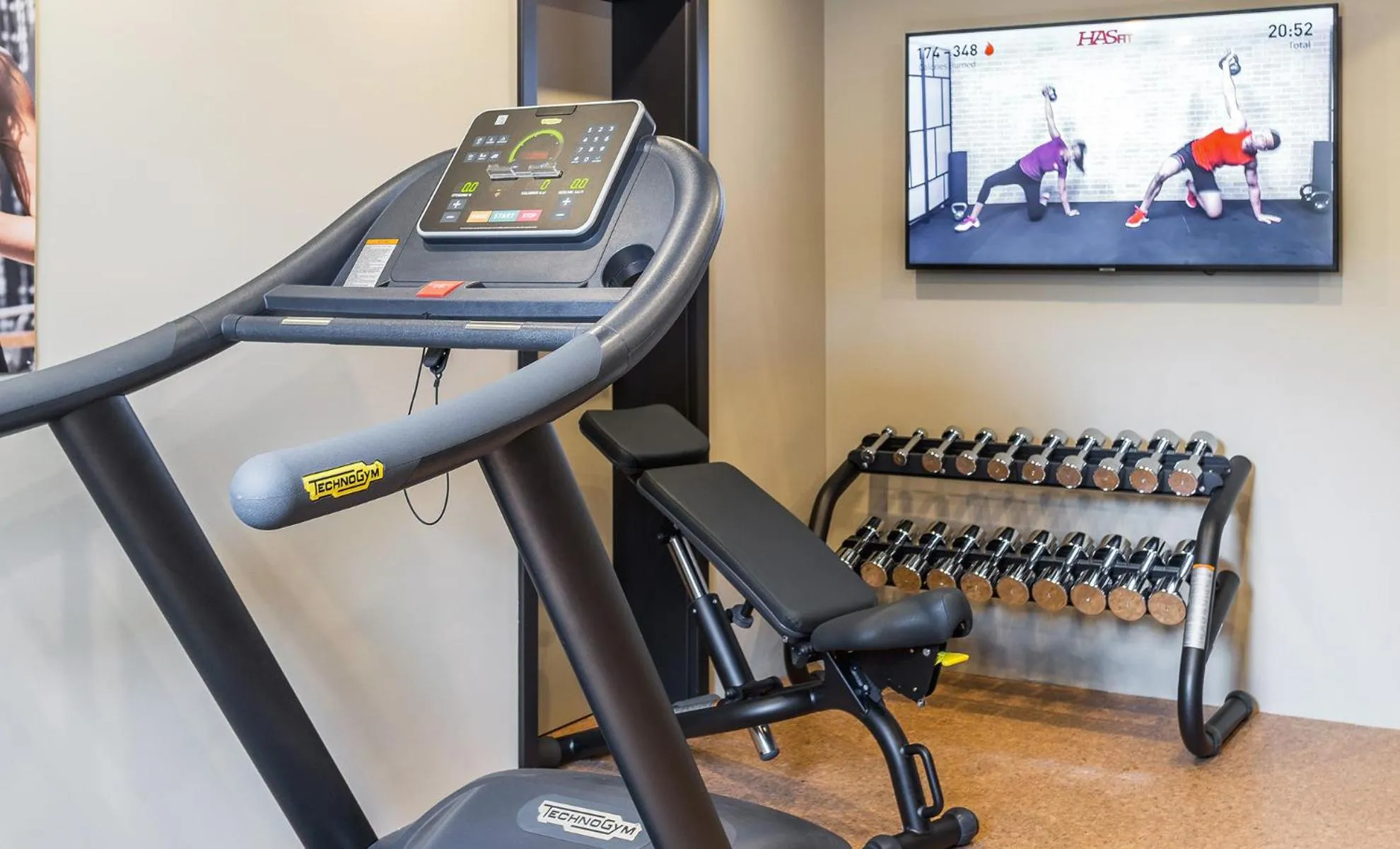 Fitness centre/facilities in Hotel Restaurant Spa Torkel