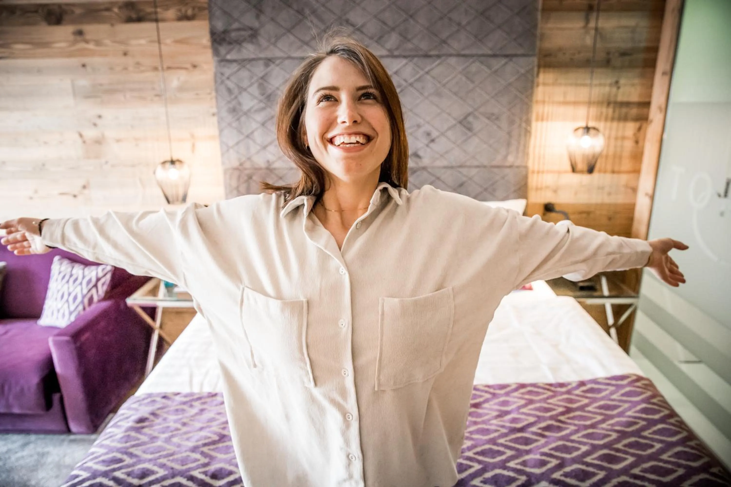 Bed in Hotel Restaurant Spa Torkel