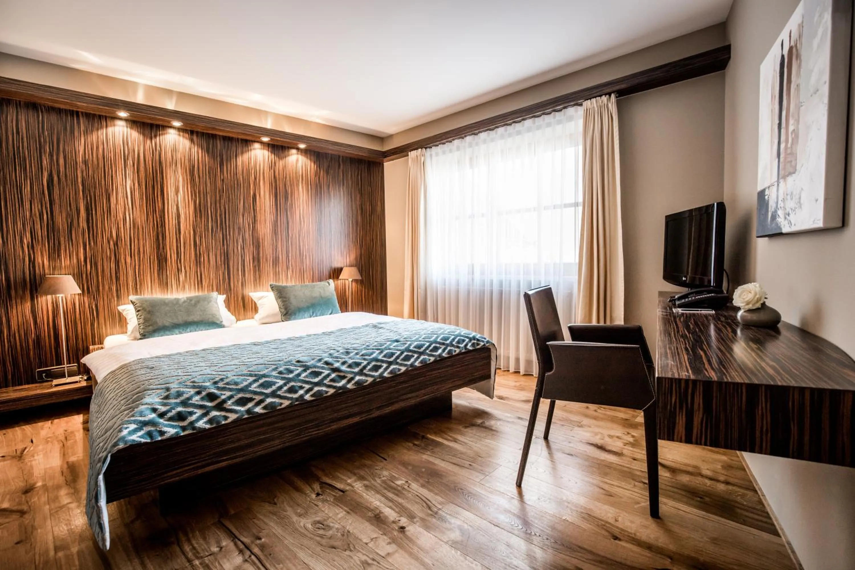 Bed in Hotel Restaurant Spa Torkel