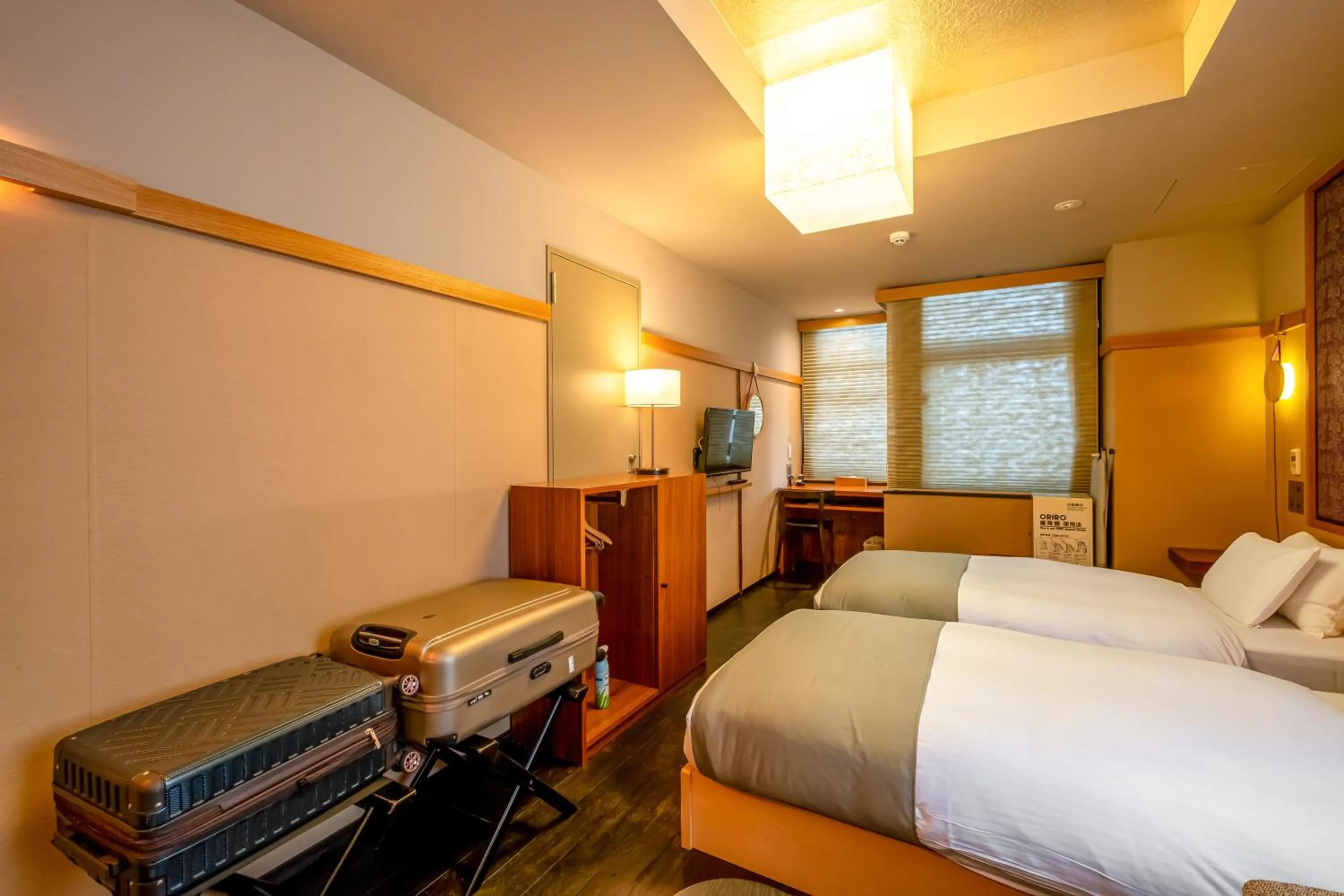 Bed in GOZAN HOTEL & SERVICED APARTMENT Higashiyama Sanjo