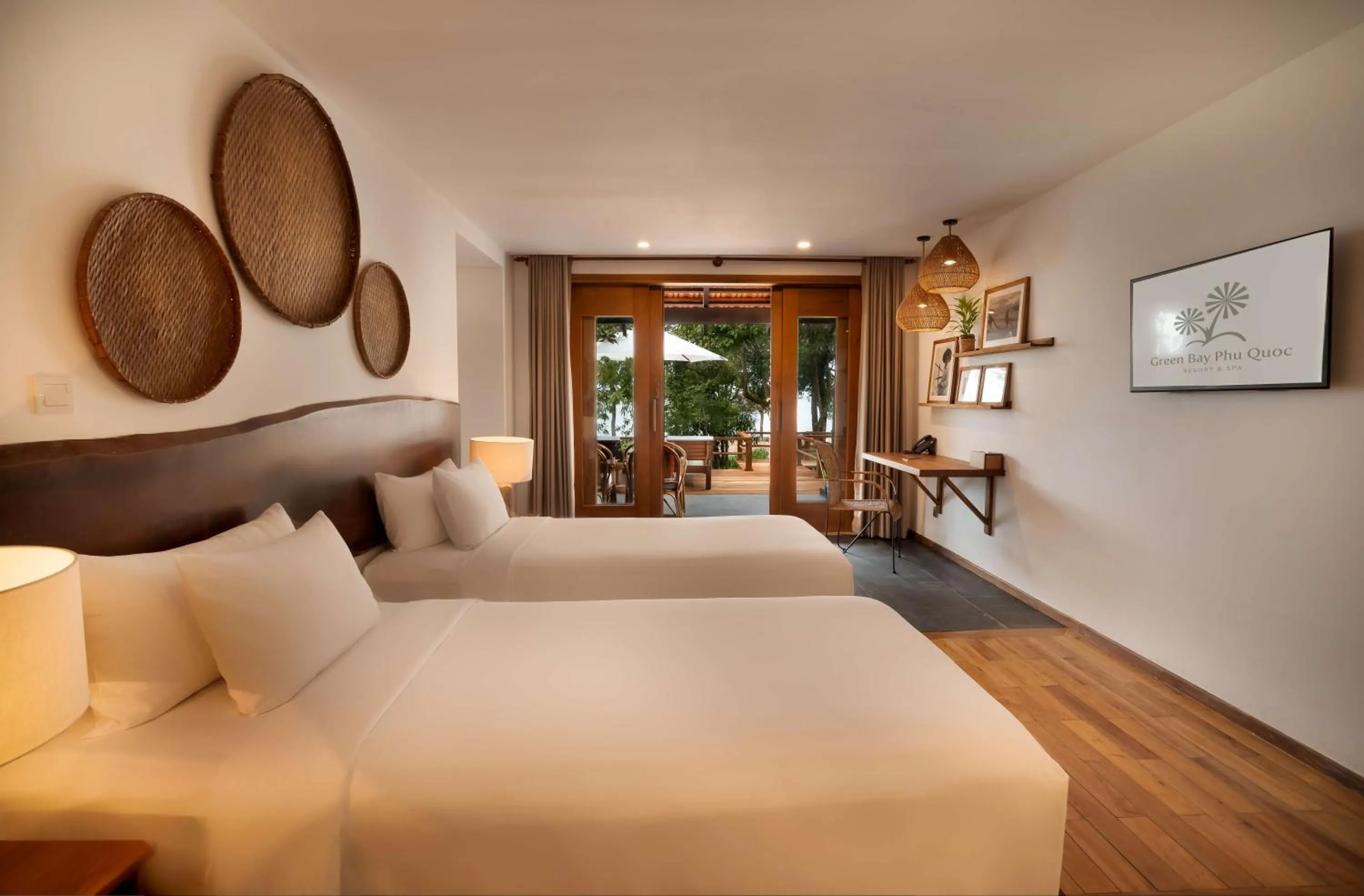 Bedroom, Bed in Green Bay Phu Quoc Resort & Spa