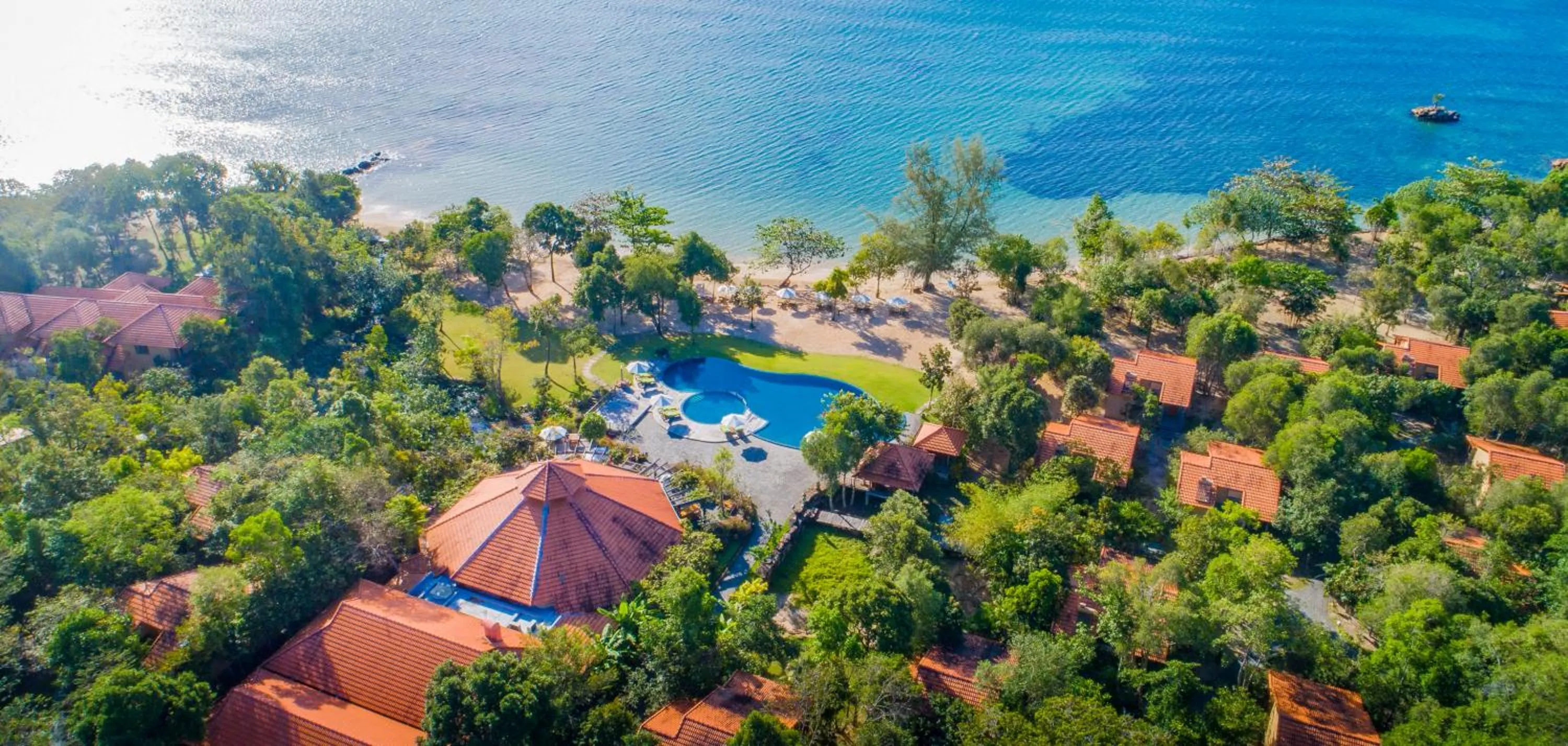 Bird's eye view in Green Bay Phu Quoc Resort & Spa