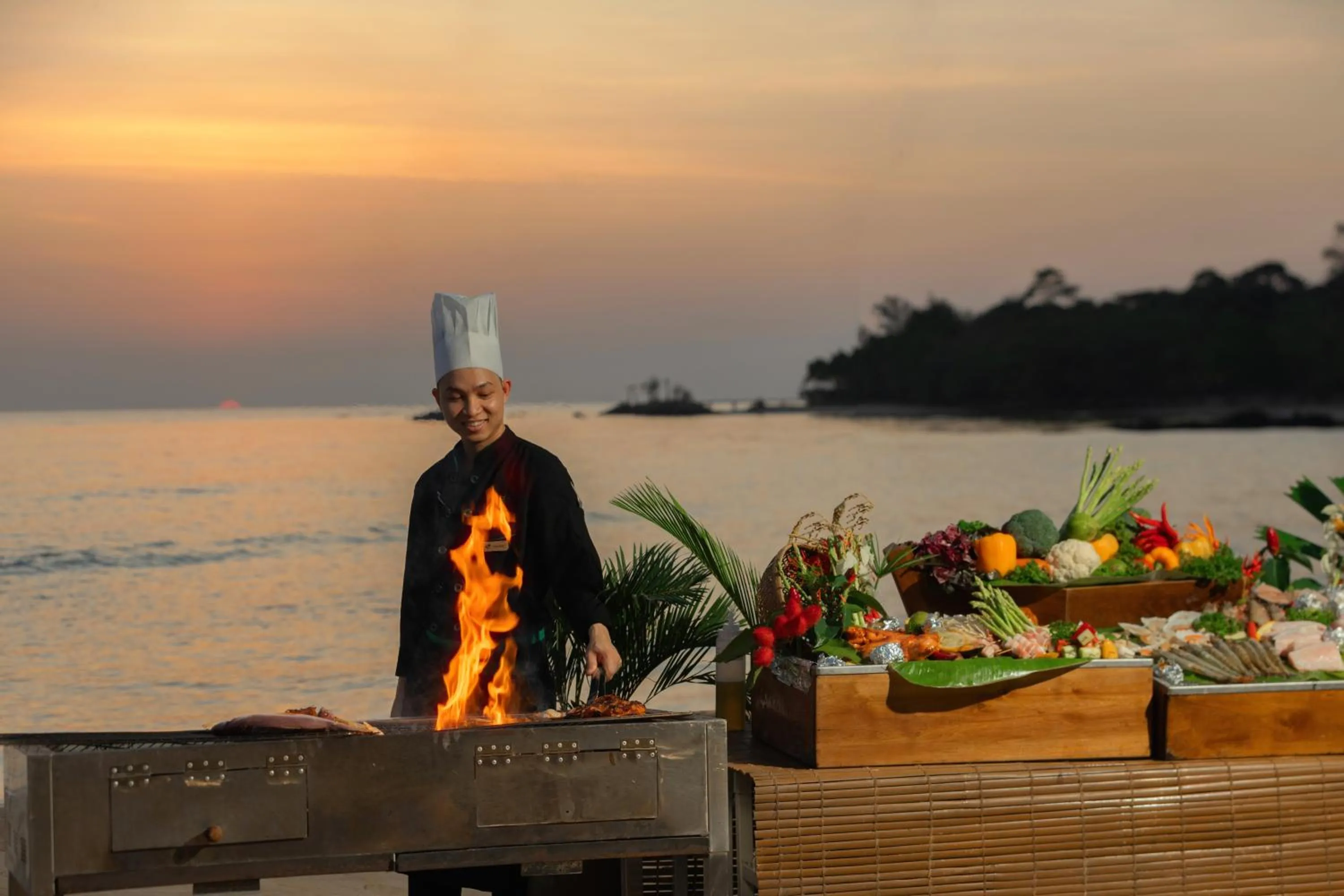 BBQ facilities in Green Bay Phu Quoc Resort & Spa
