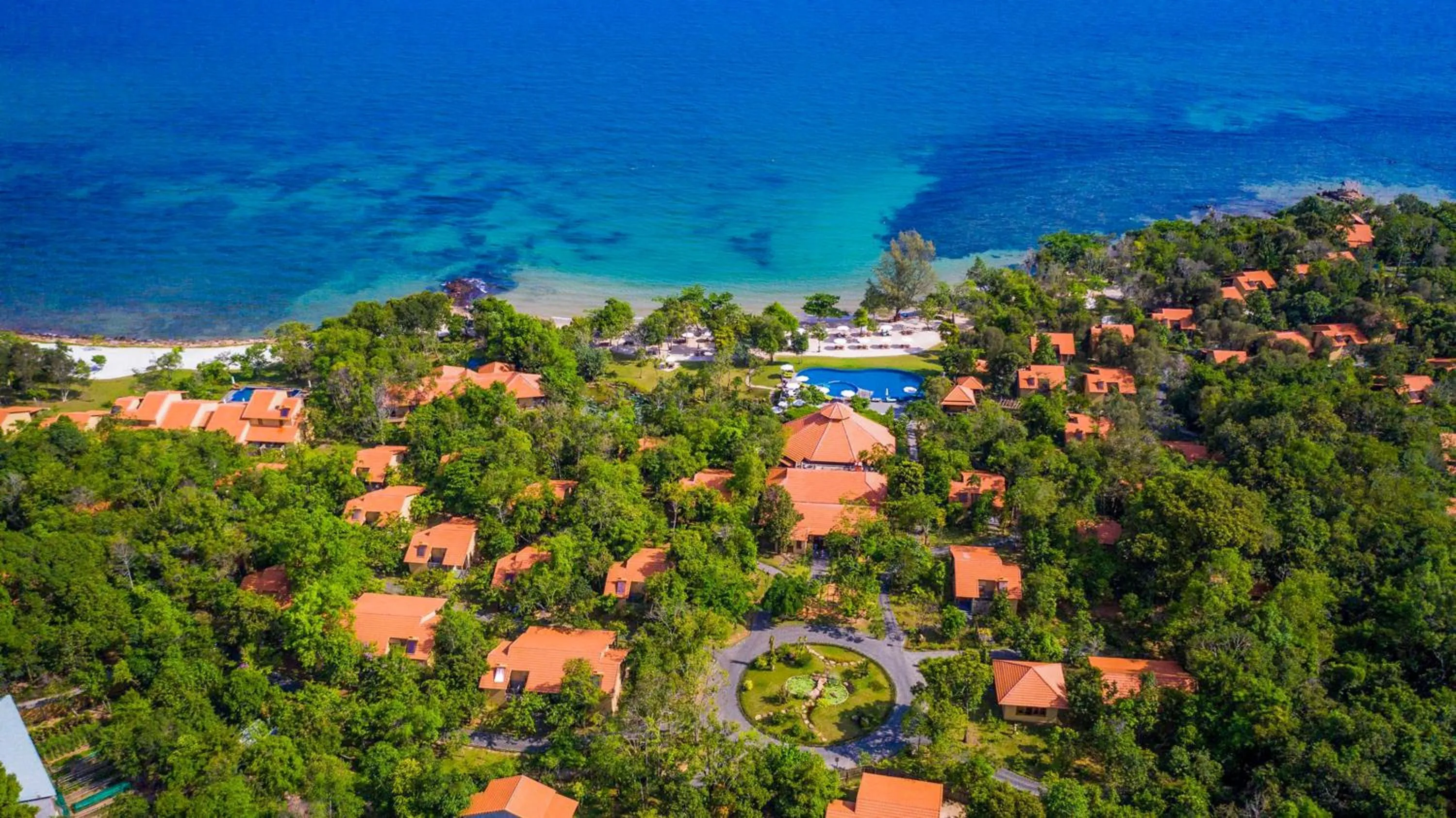 Bird's eye view in Green Bay Phu Quoc Resort & Spa