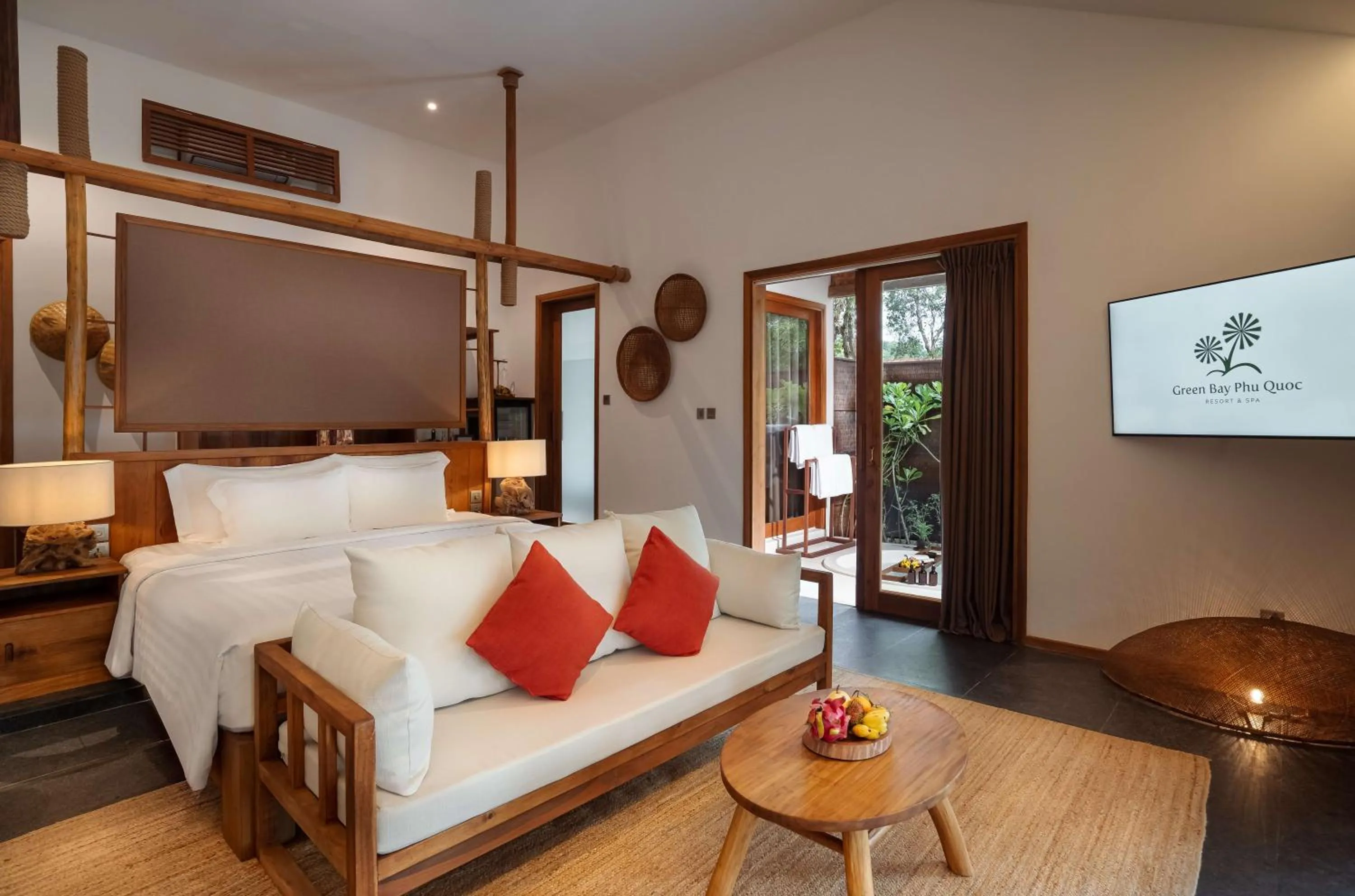 Bedroom, Bed in Green Bay Phu Quoc Resort & Spa