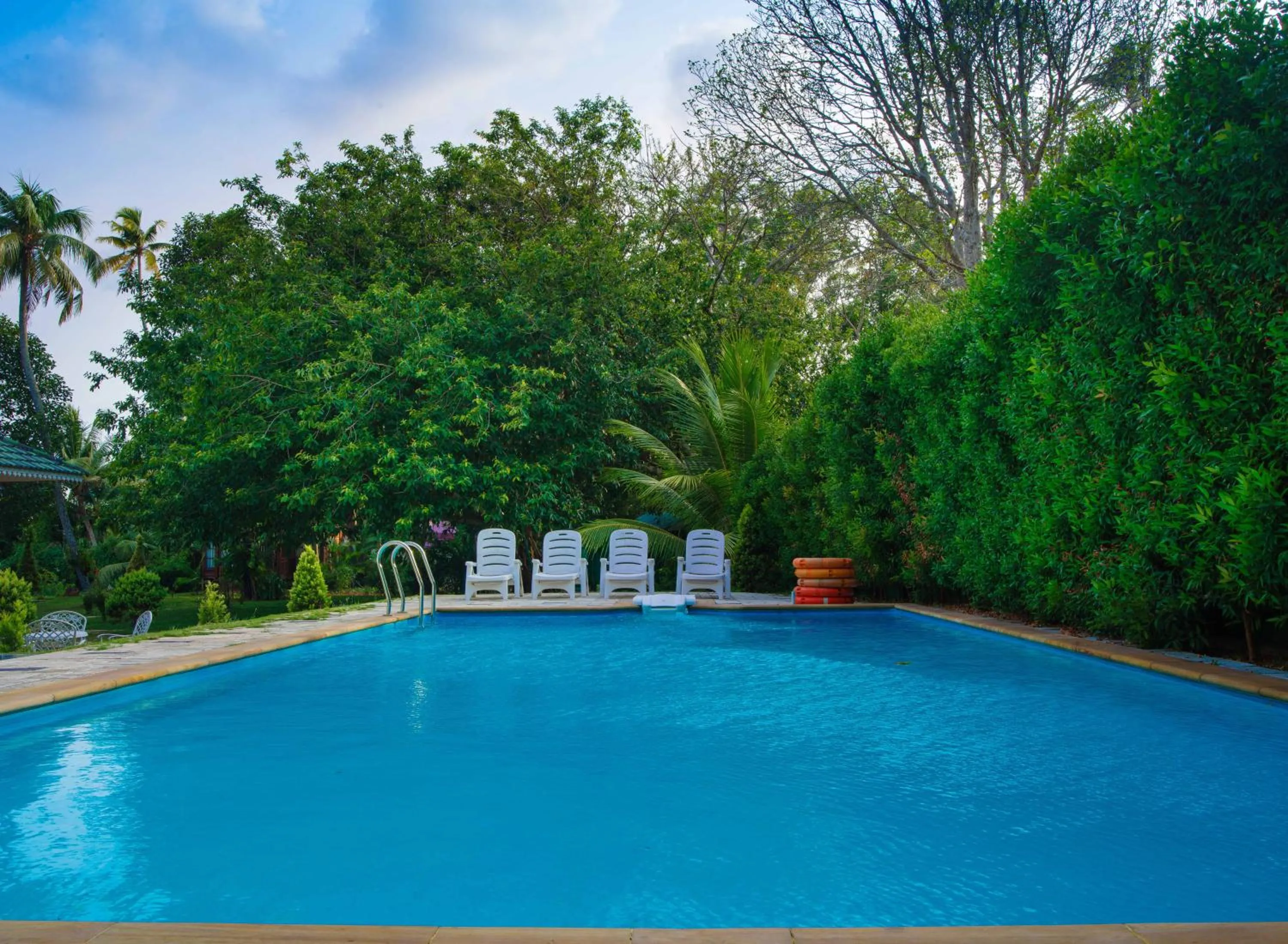 Pool view in Cyrus Lake Haven