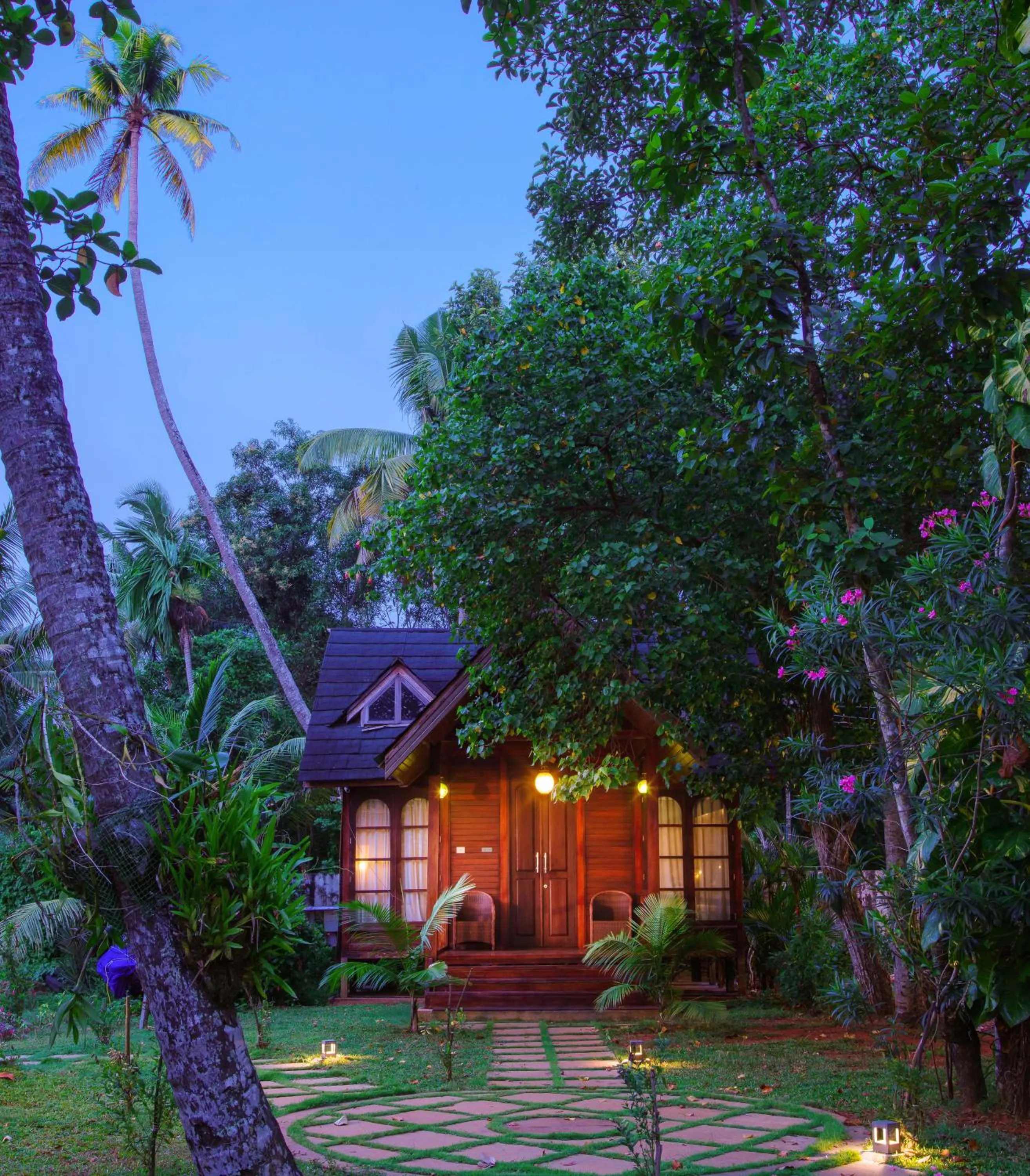 Garden view in Cyrus Lake Haven