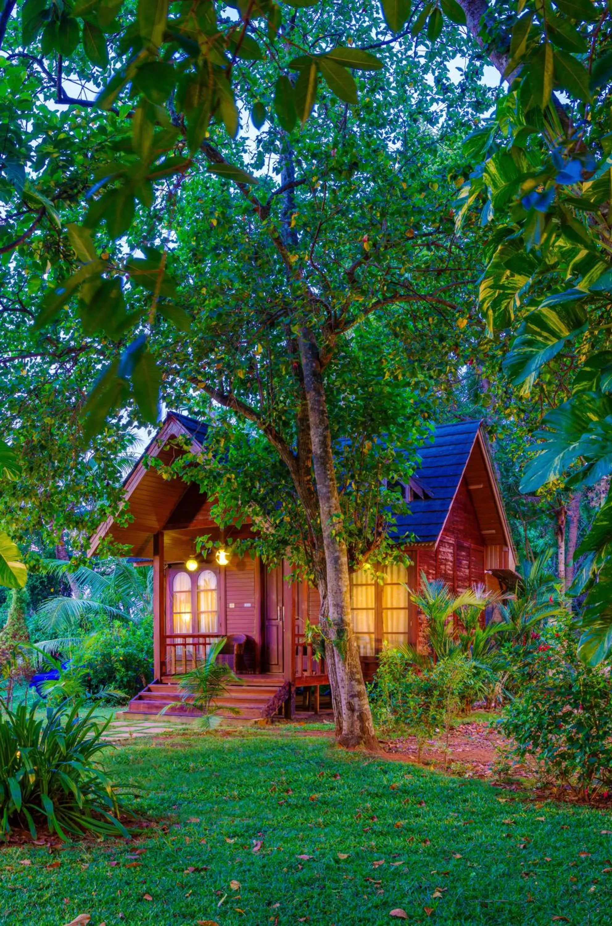 Garden view in Cyrus Lake Haven