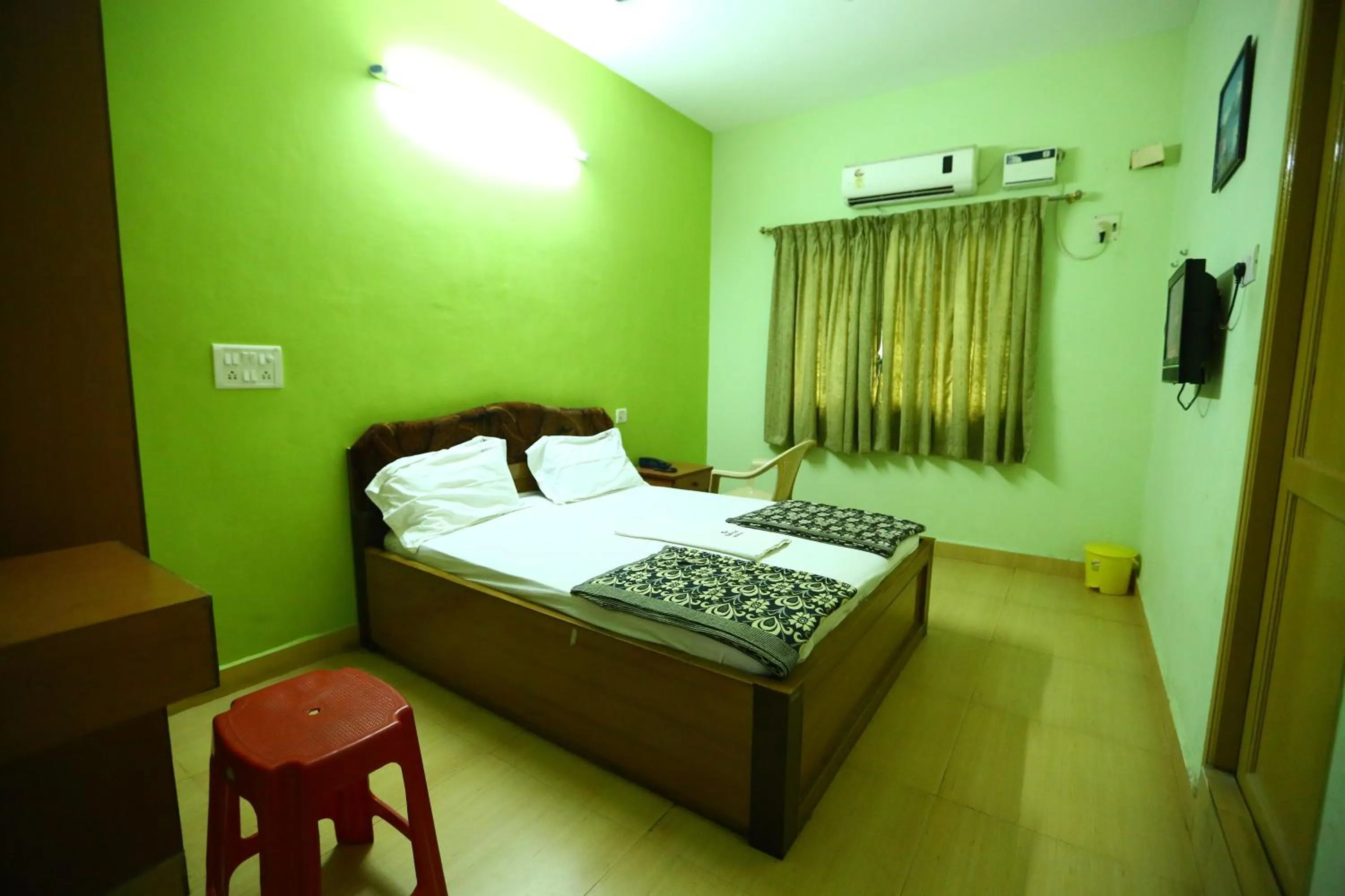 Bedroom, Bed in Abirami Residency