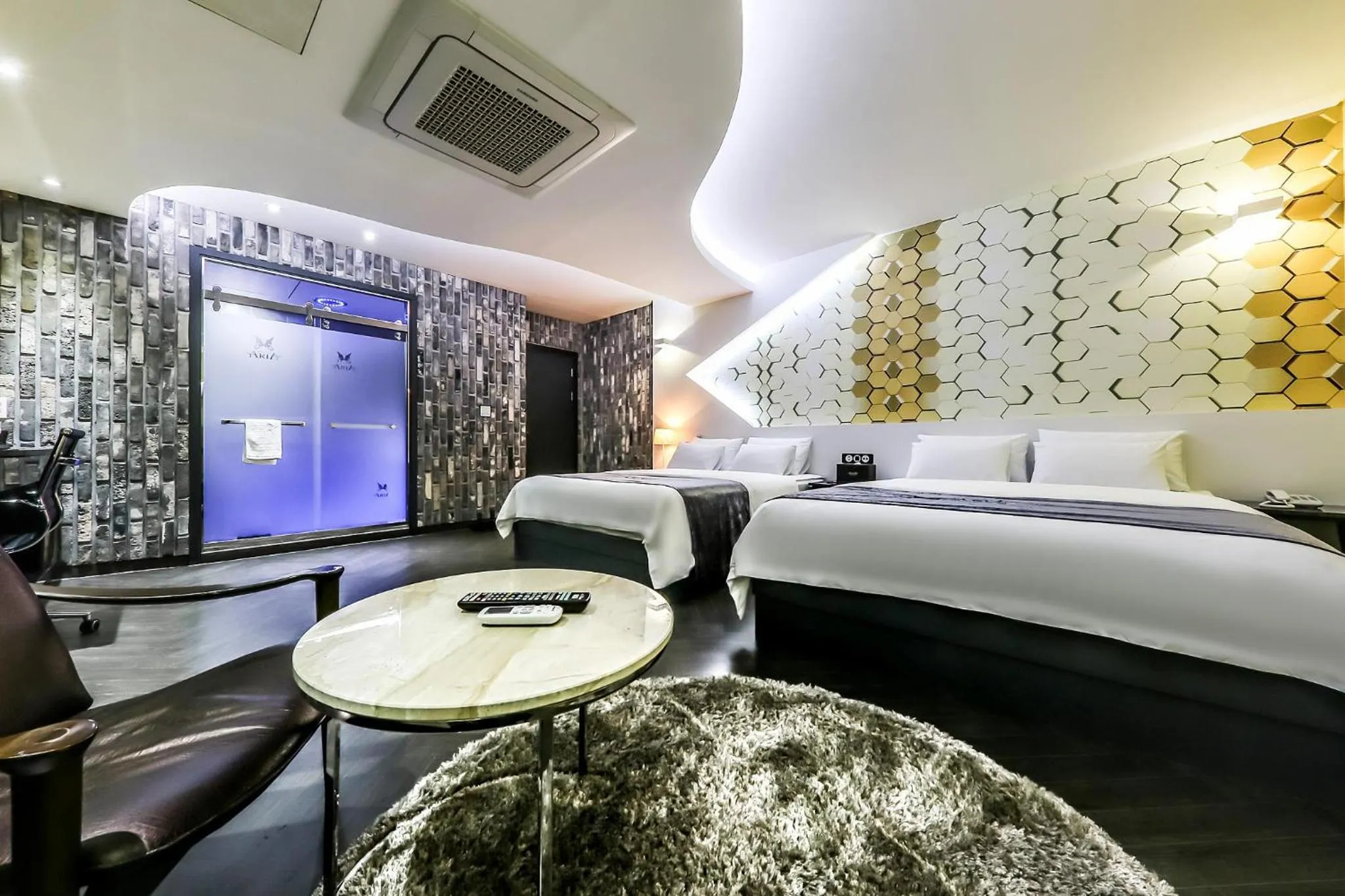 Bed in Seosan Aria Hotel