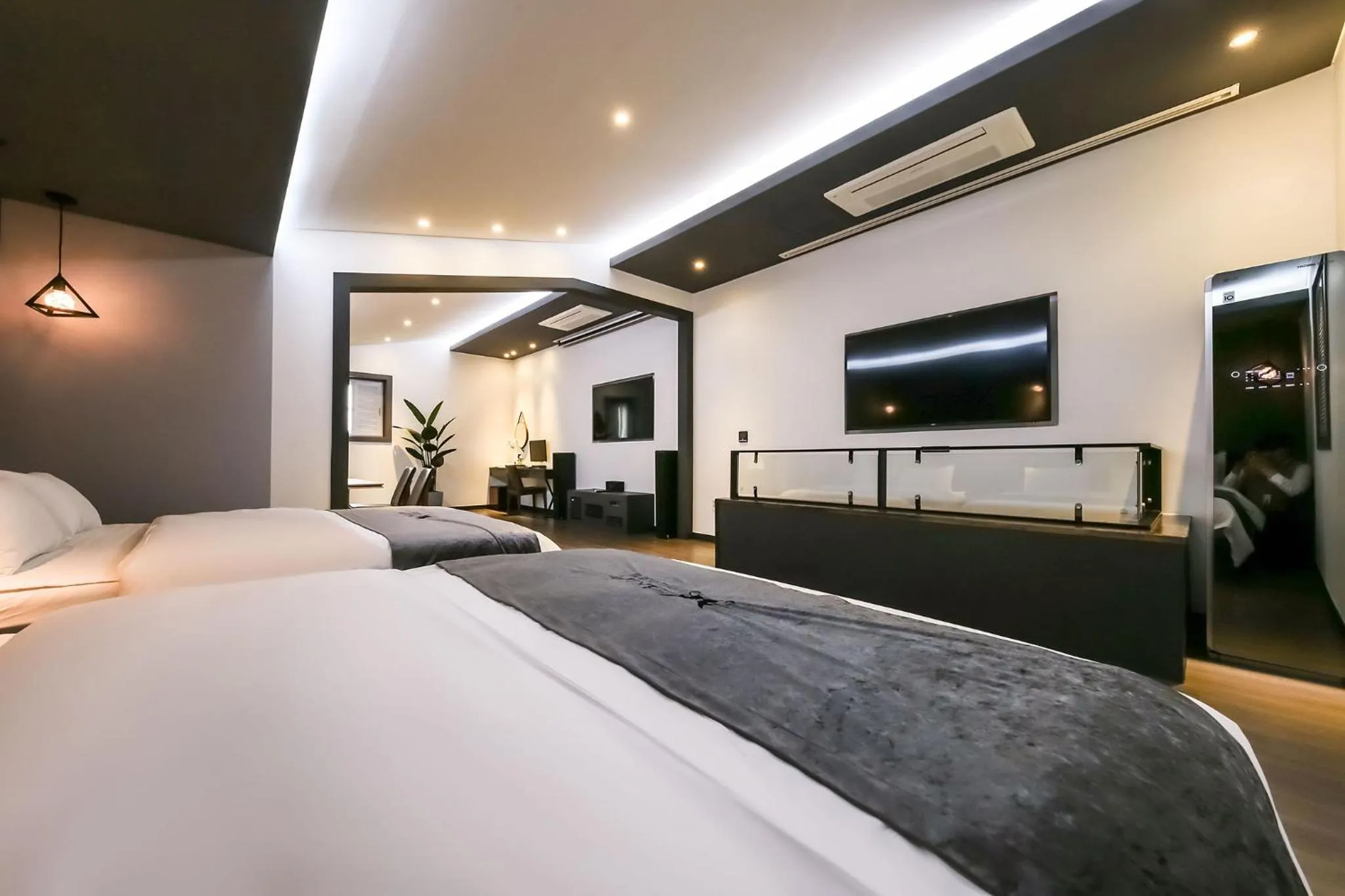 Bed in Seosan Aria Hotel