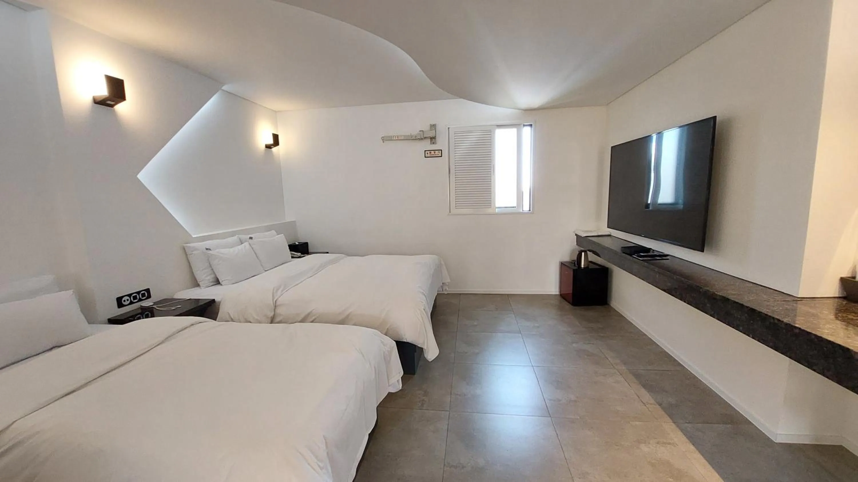 Bed in Seosan Aria Hotel