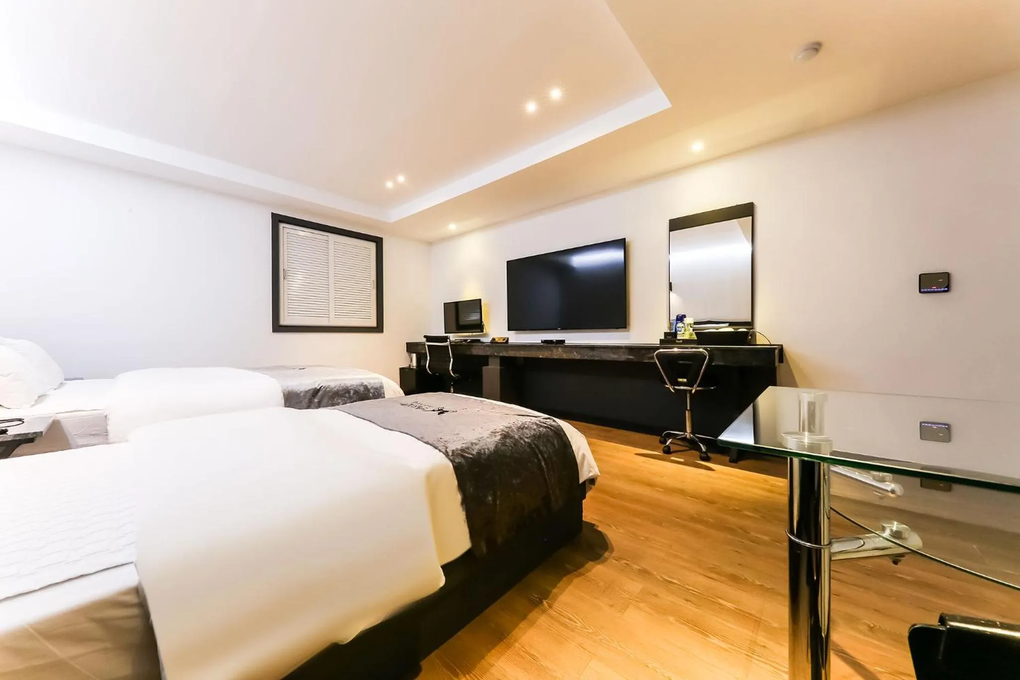 Bed in Seosan Aria Hotel