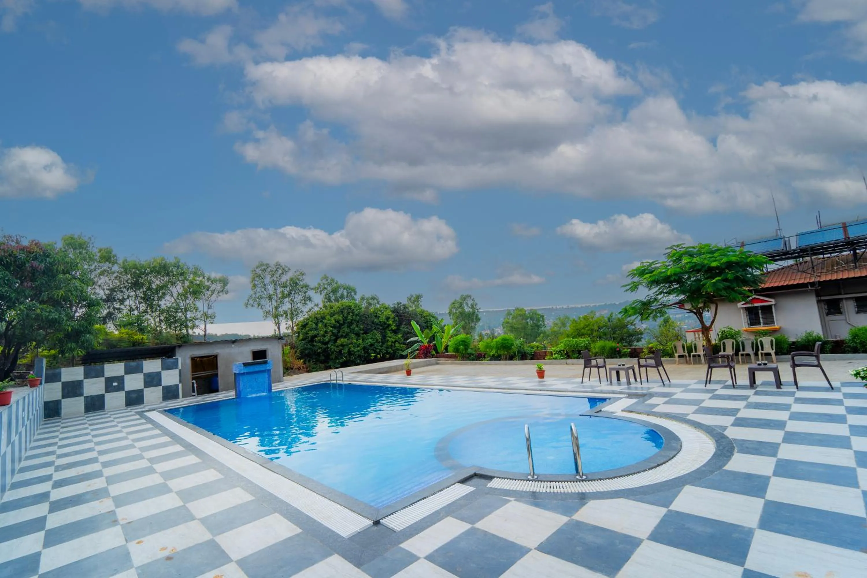 Swimming pool in Treebo Jeevan Village