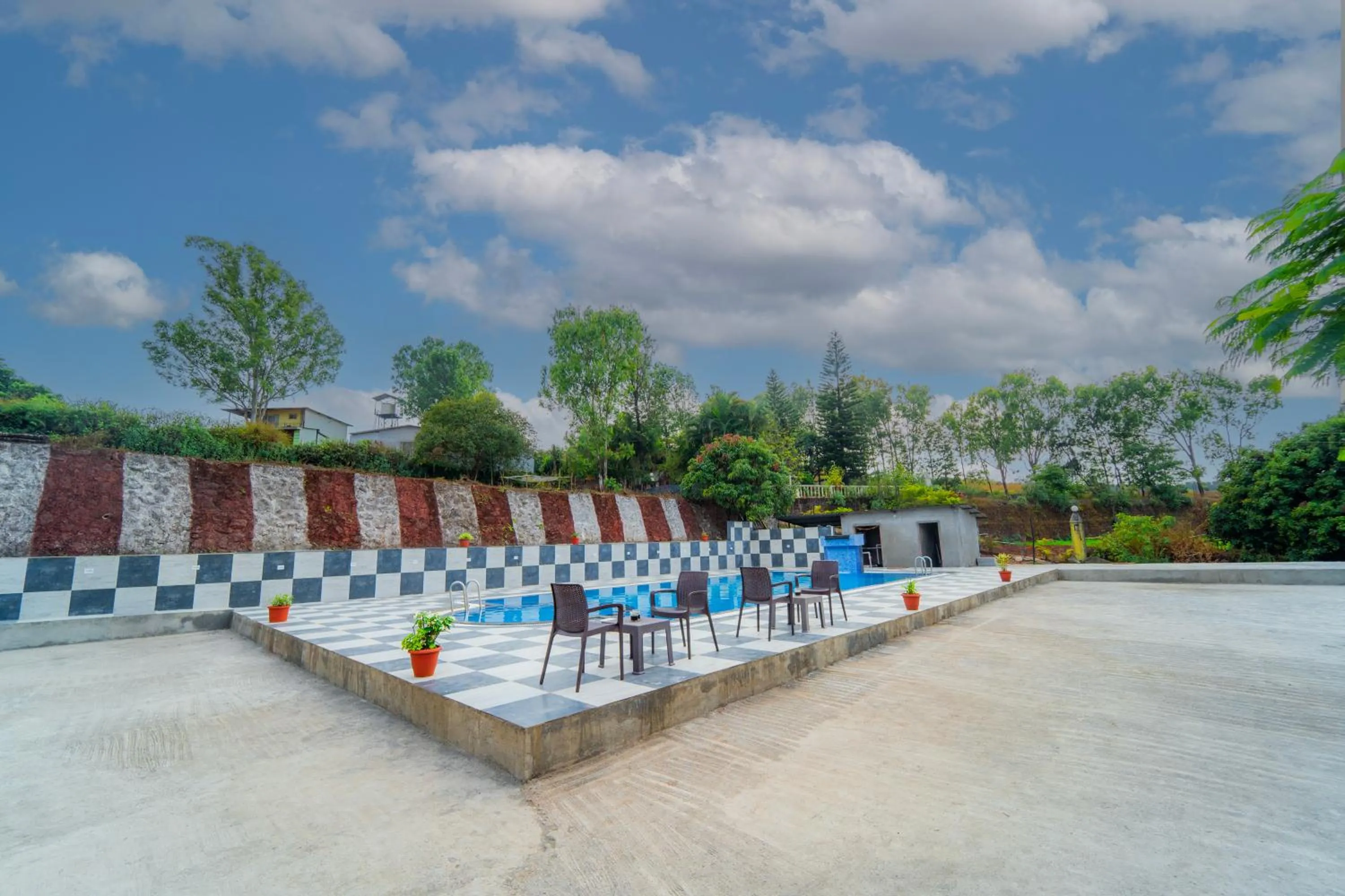 Swimming pool in Treebo Jeevan Village