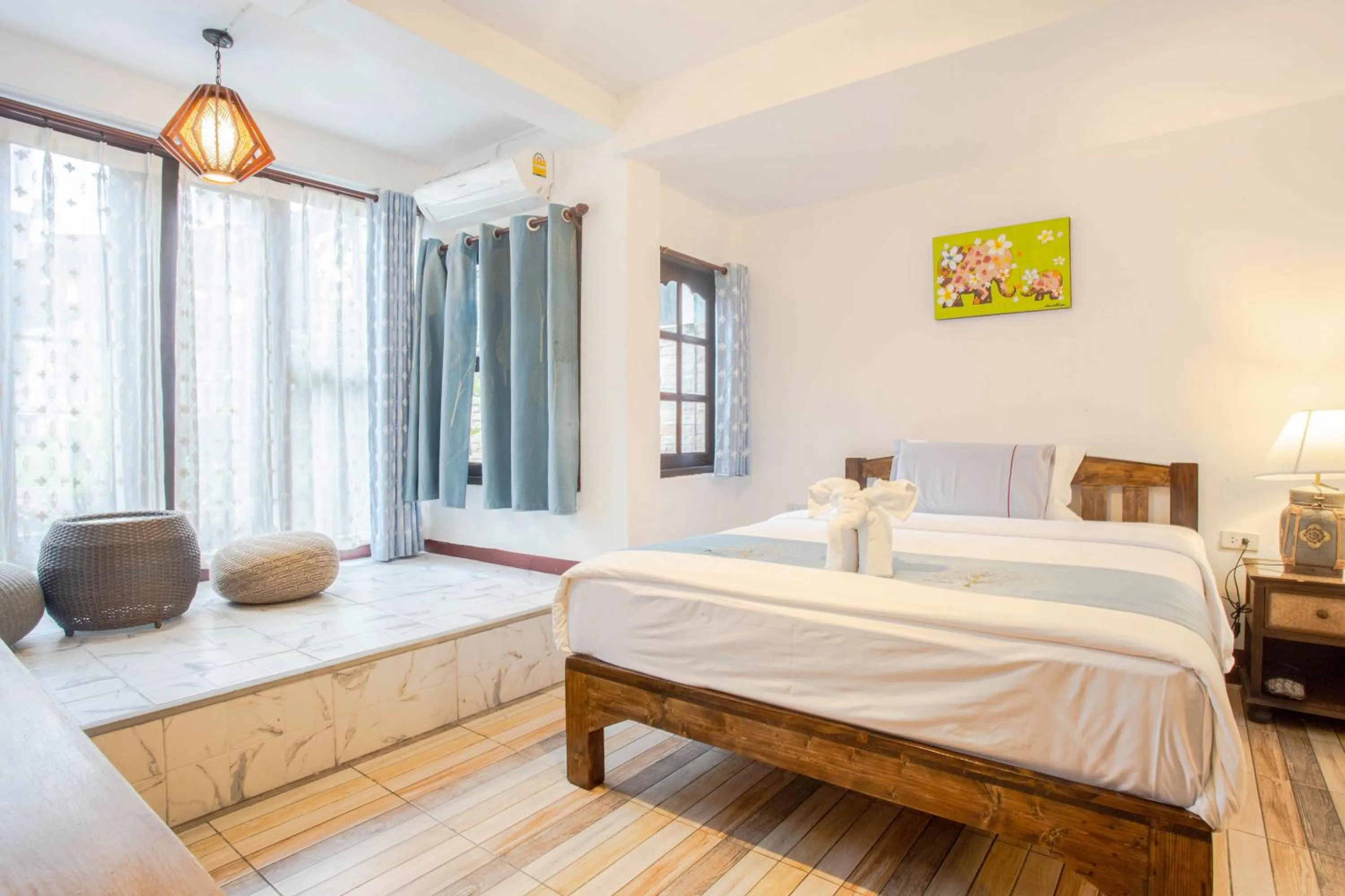 Bed in Hetai Boutique Hotel