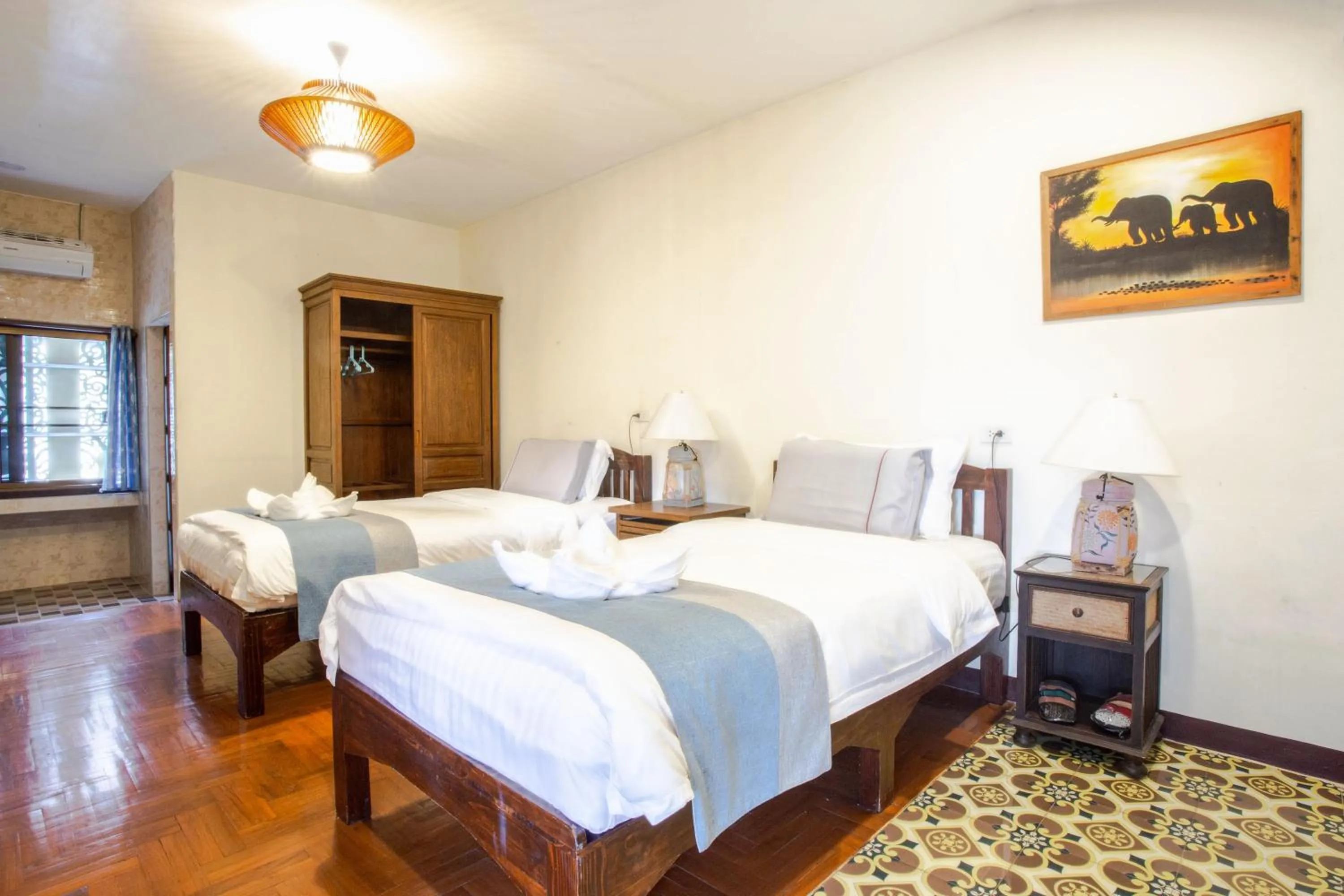 Bed in Hetai Boutique Hotel