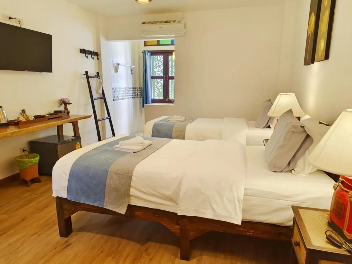 Bed in Hetai Boutique Hotel