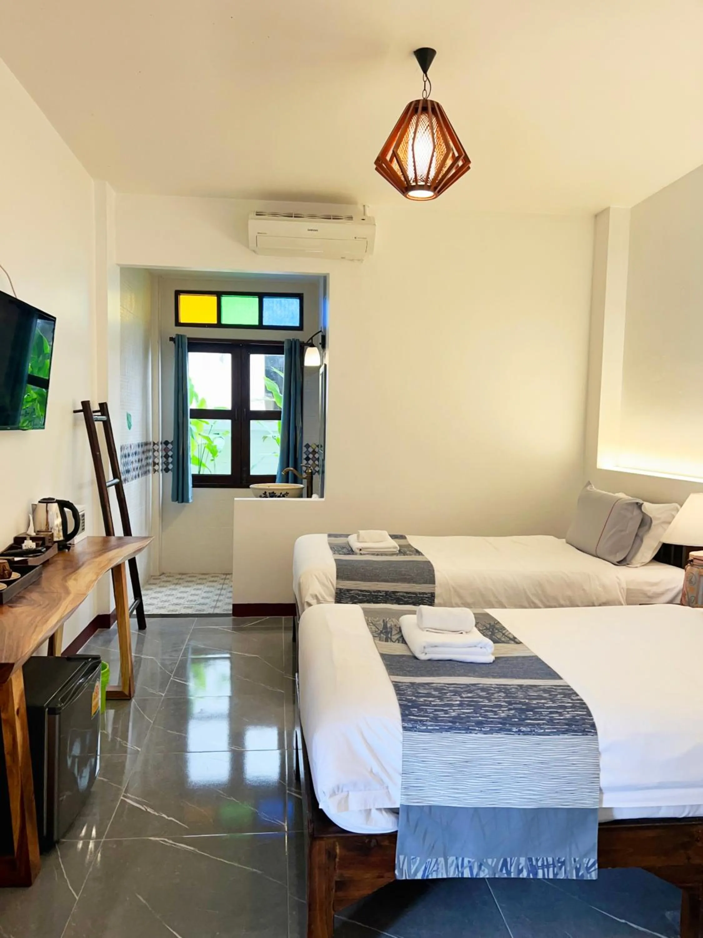 Bed in Hetai Boutique Hotel