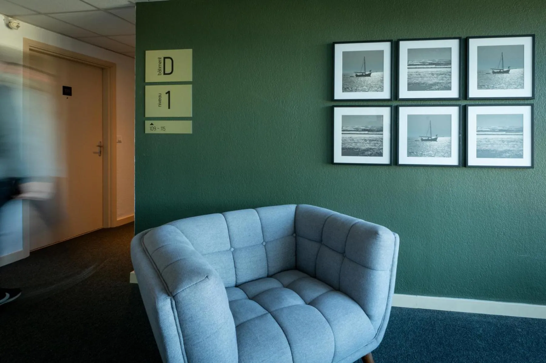 Seating area in Nemea Appart Hotel Green Side Biot Sophia Antipolis