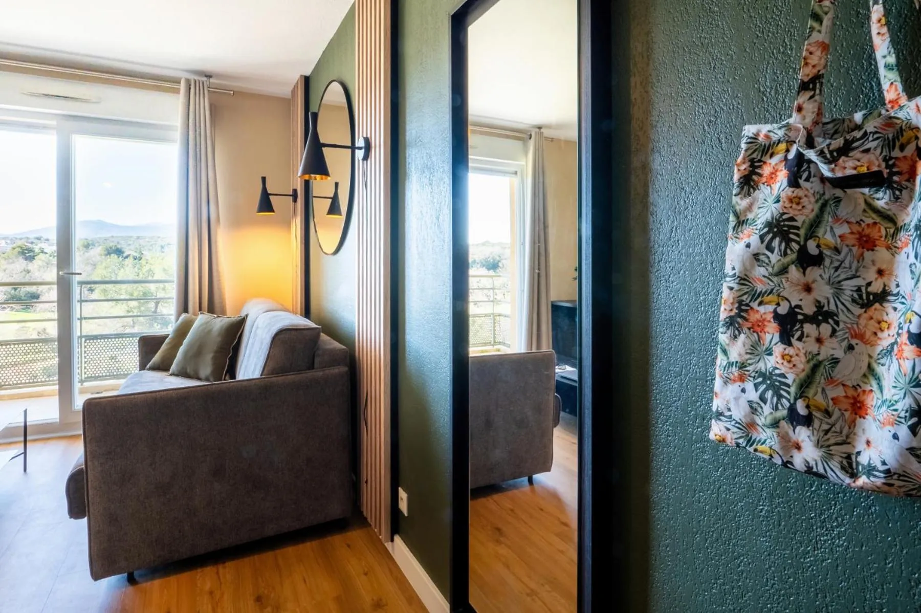 Living room in Nemea Appart Hotel Green Side Biot Sophia Antipolis