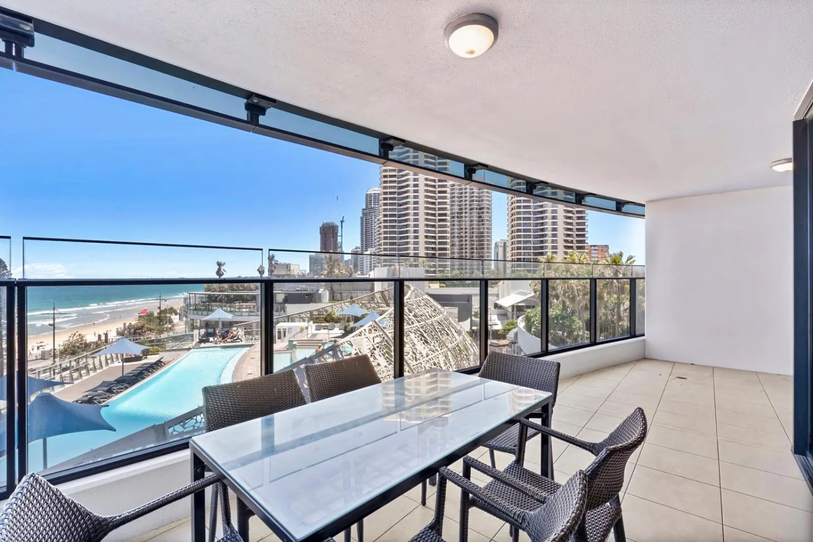 Balcony/Terrace in Soul on the Esplanade - HR Surfers Paradise