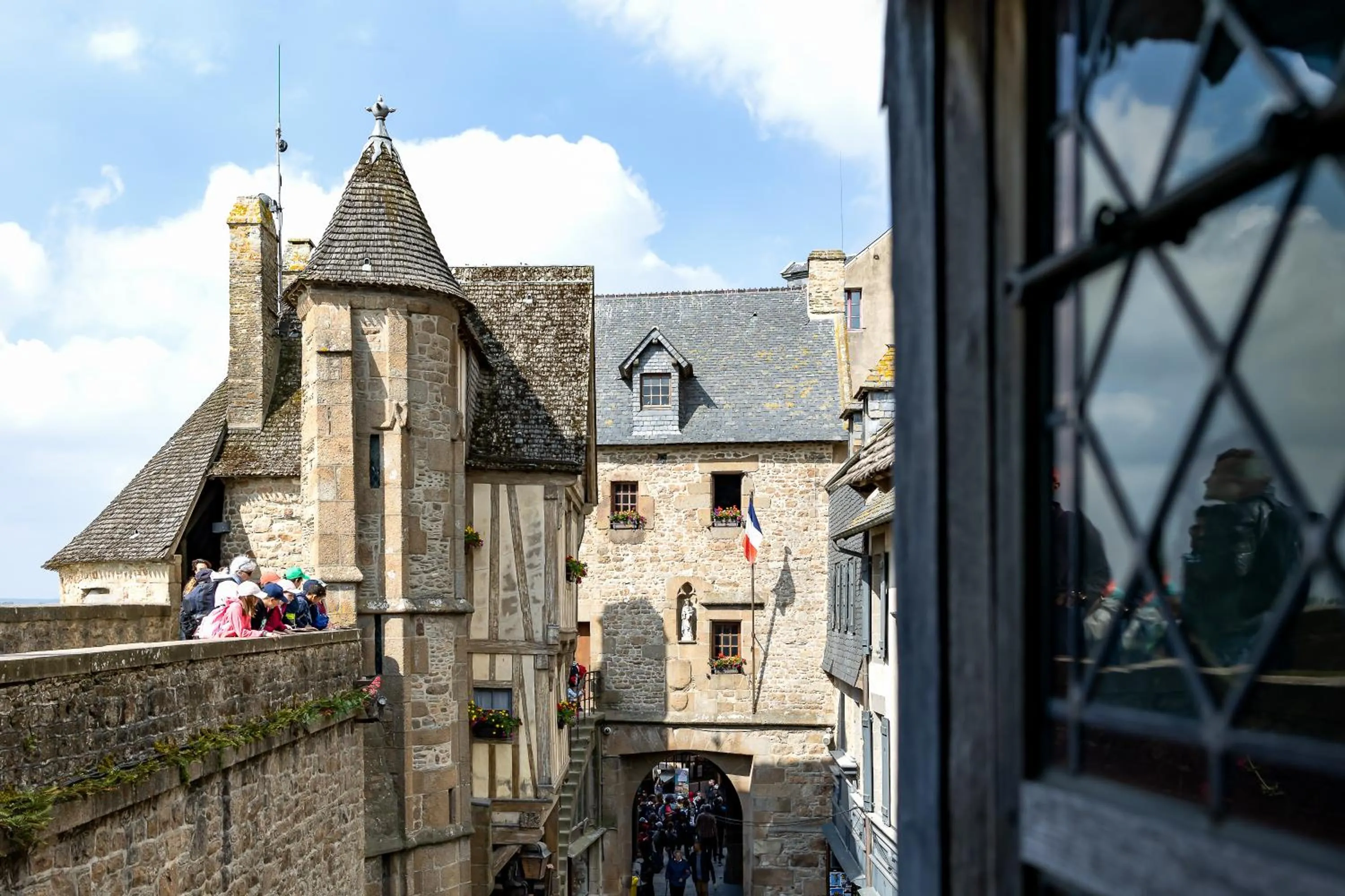 Landmark view in La Mère Poulard