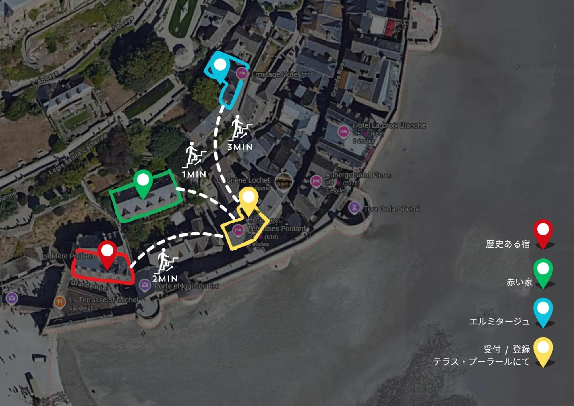 Property building in La Mère Poulard